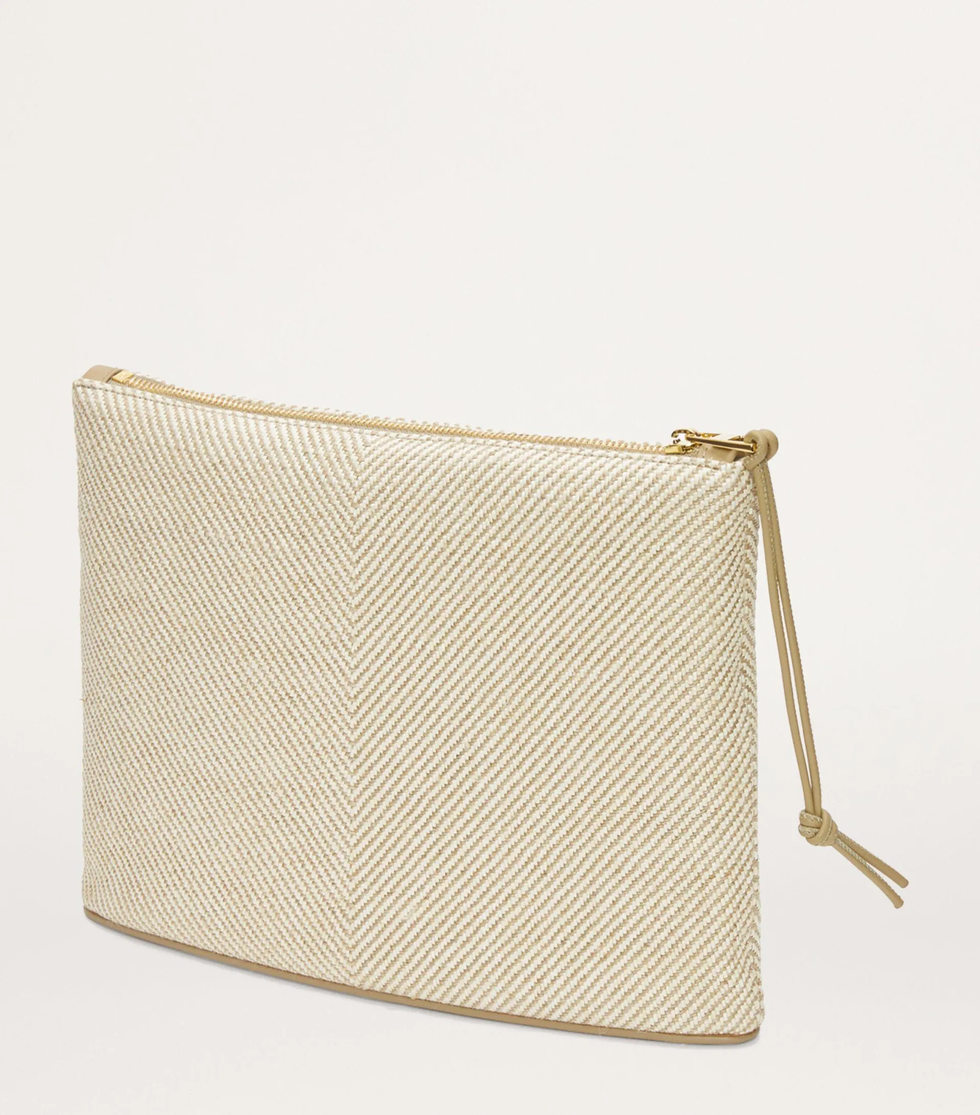 Jacquard Logo Oblong Pouch