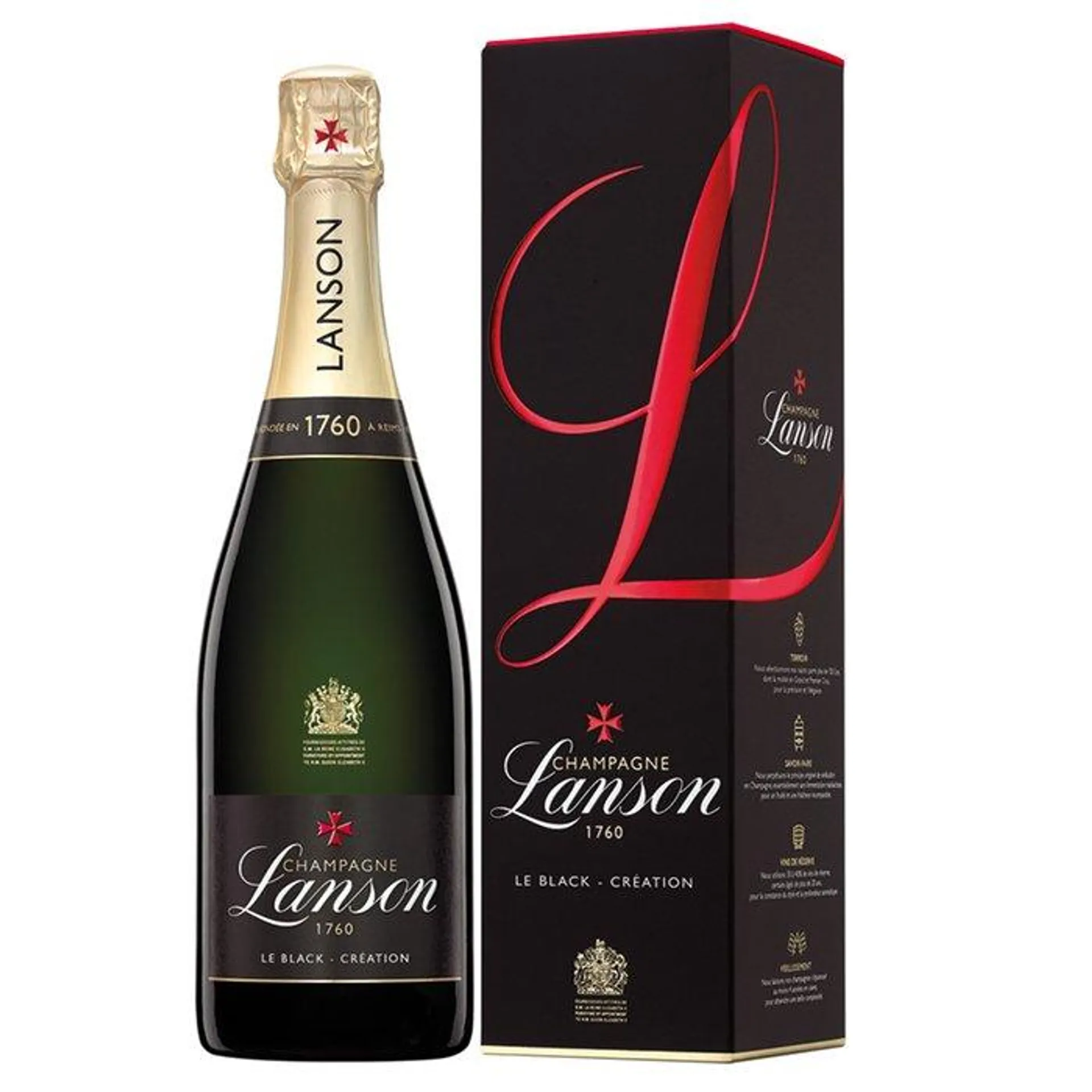 Le Black Creation brut NV Champagne 75cl Gift Box