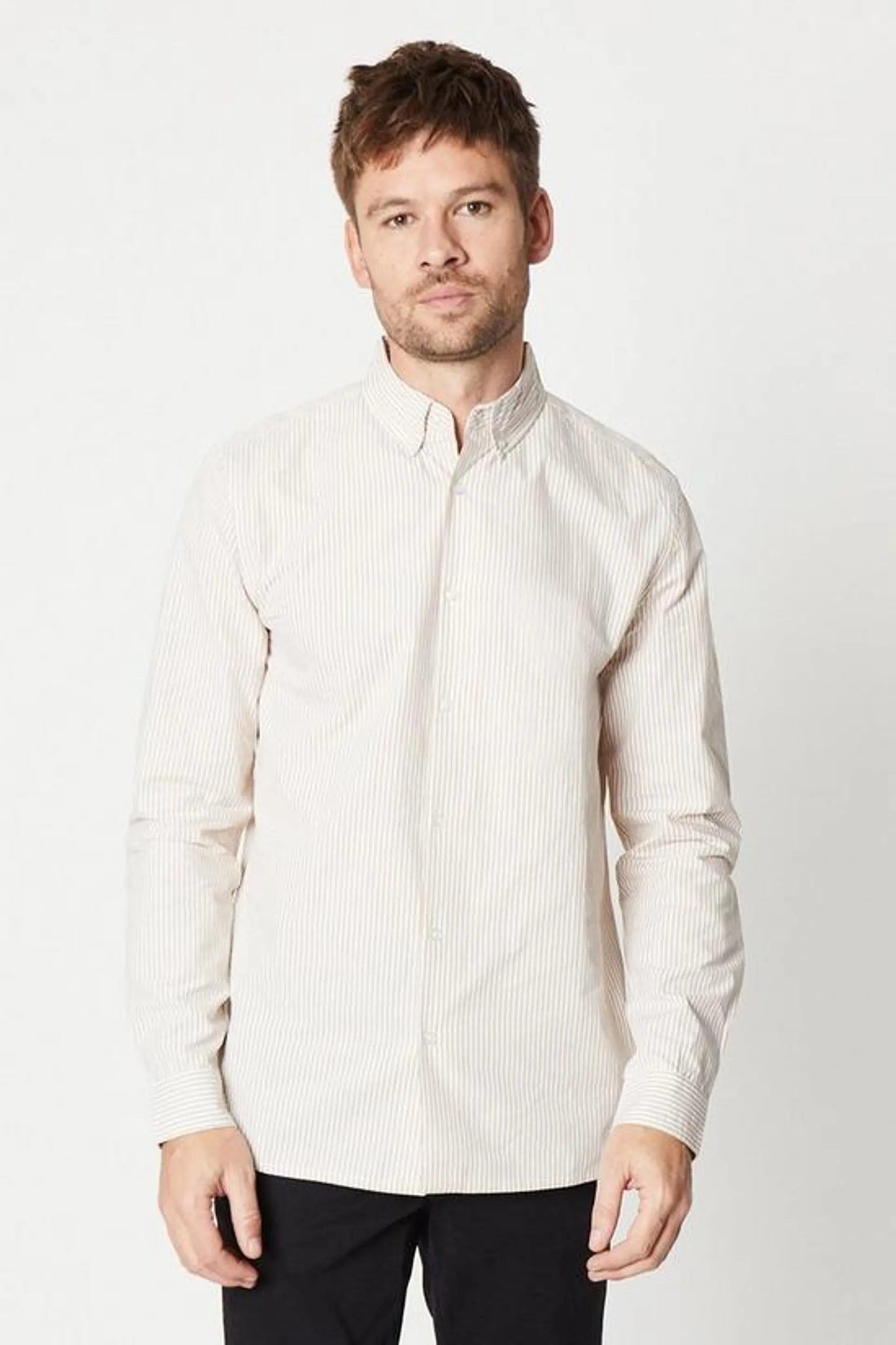 Long Sleeve Neutral Bengal Shirt