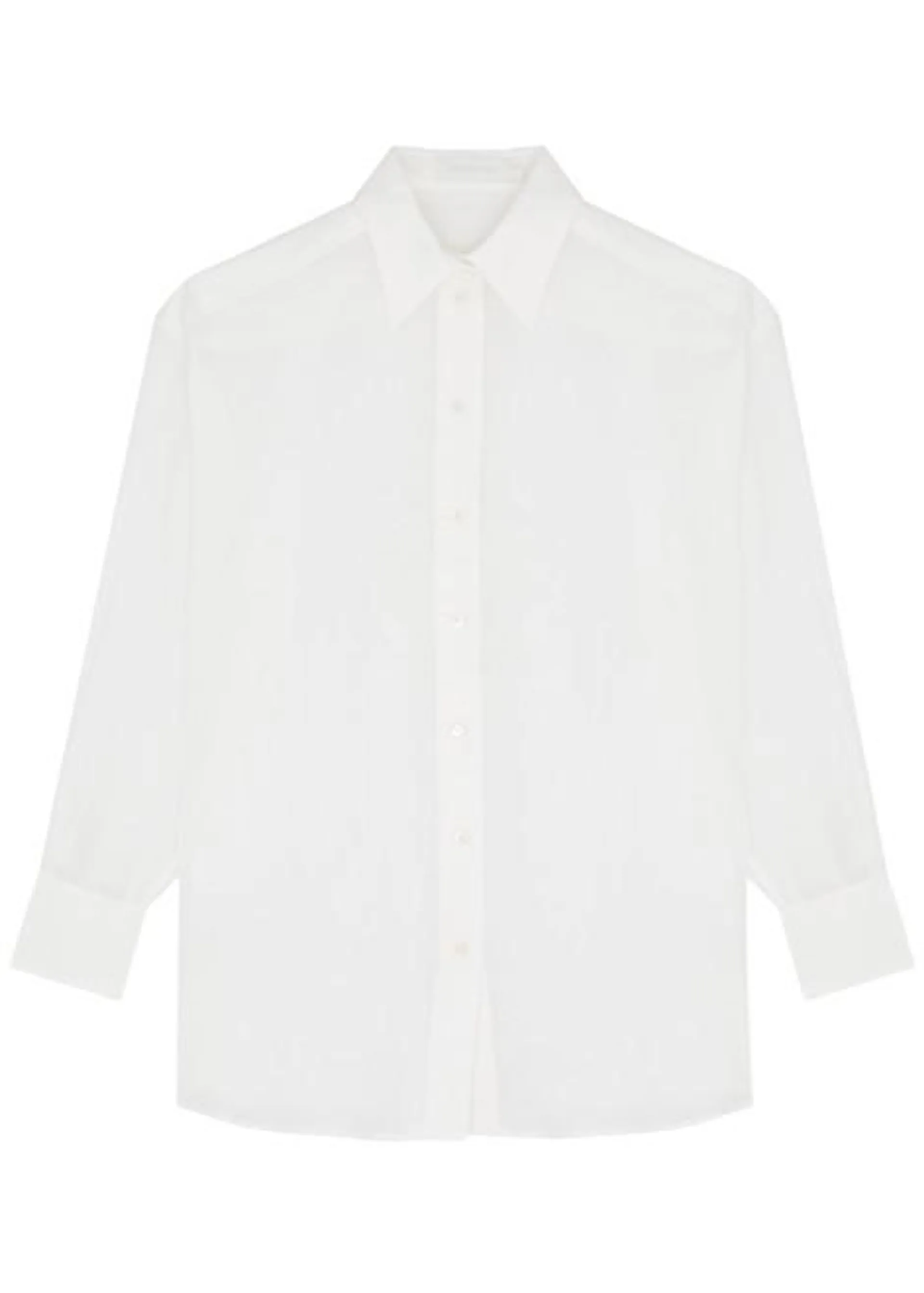 Alight floral-embroidered ramie shirt