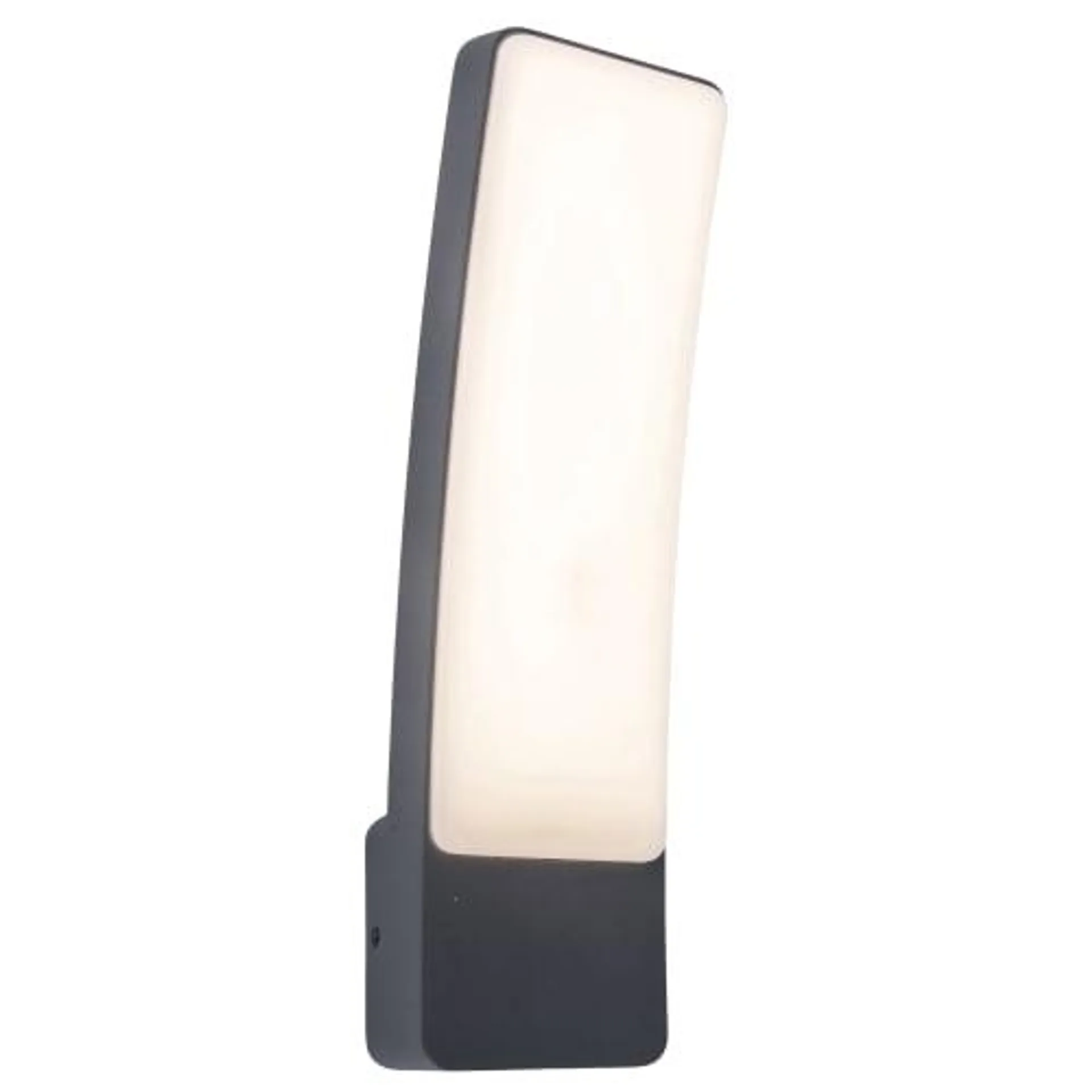 Lutec IP54 Kira Integrated LED Wall Light - Grey