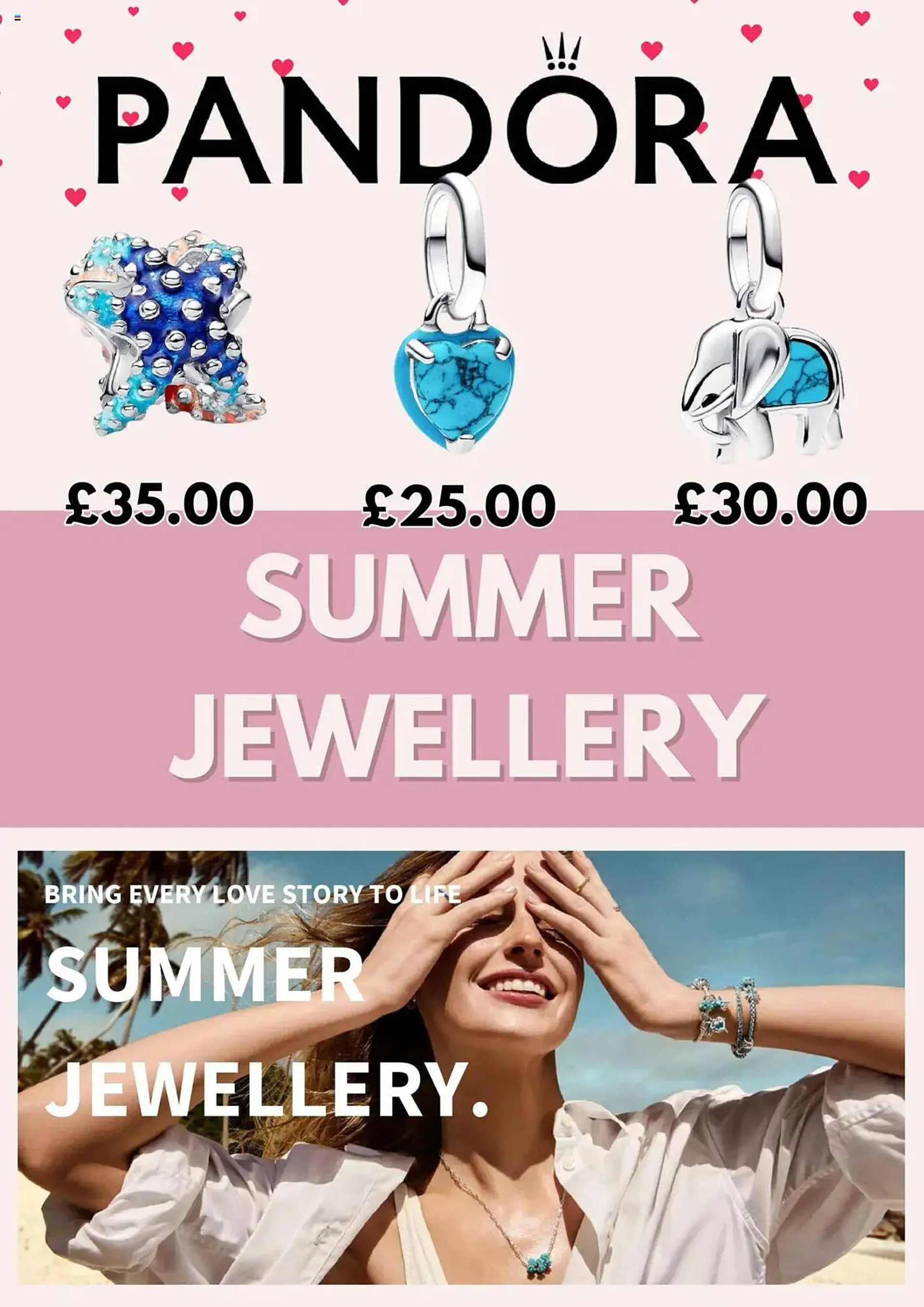 Pandora leaflet from 23 May to 23 June 2025 - Catalogue Page 1