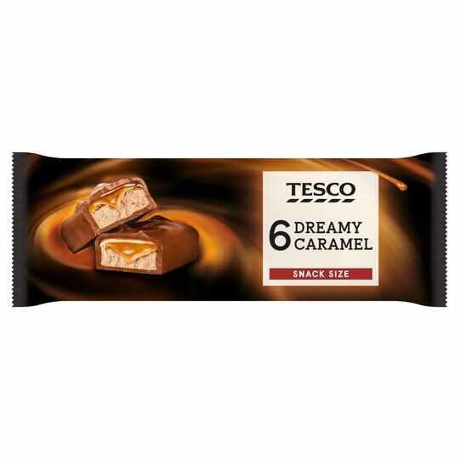 Tesco Dreamy Caramel Chocolate Bars Multipack 6 X 40g