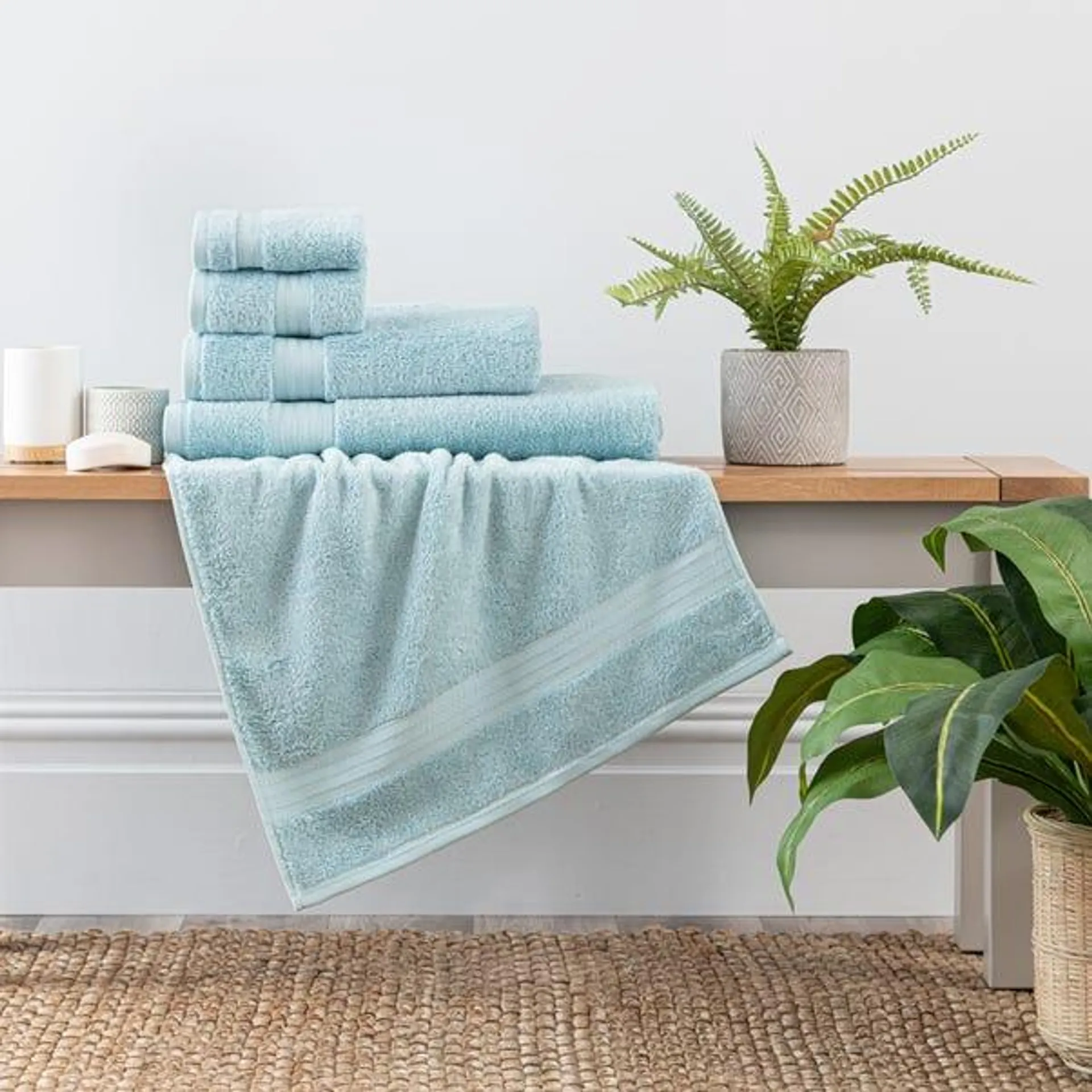 Duck Egg Egyptian Cotton Towel