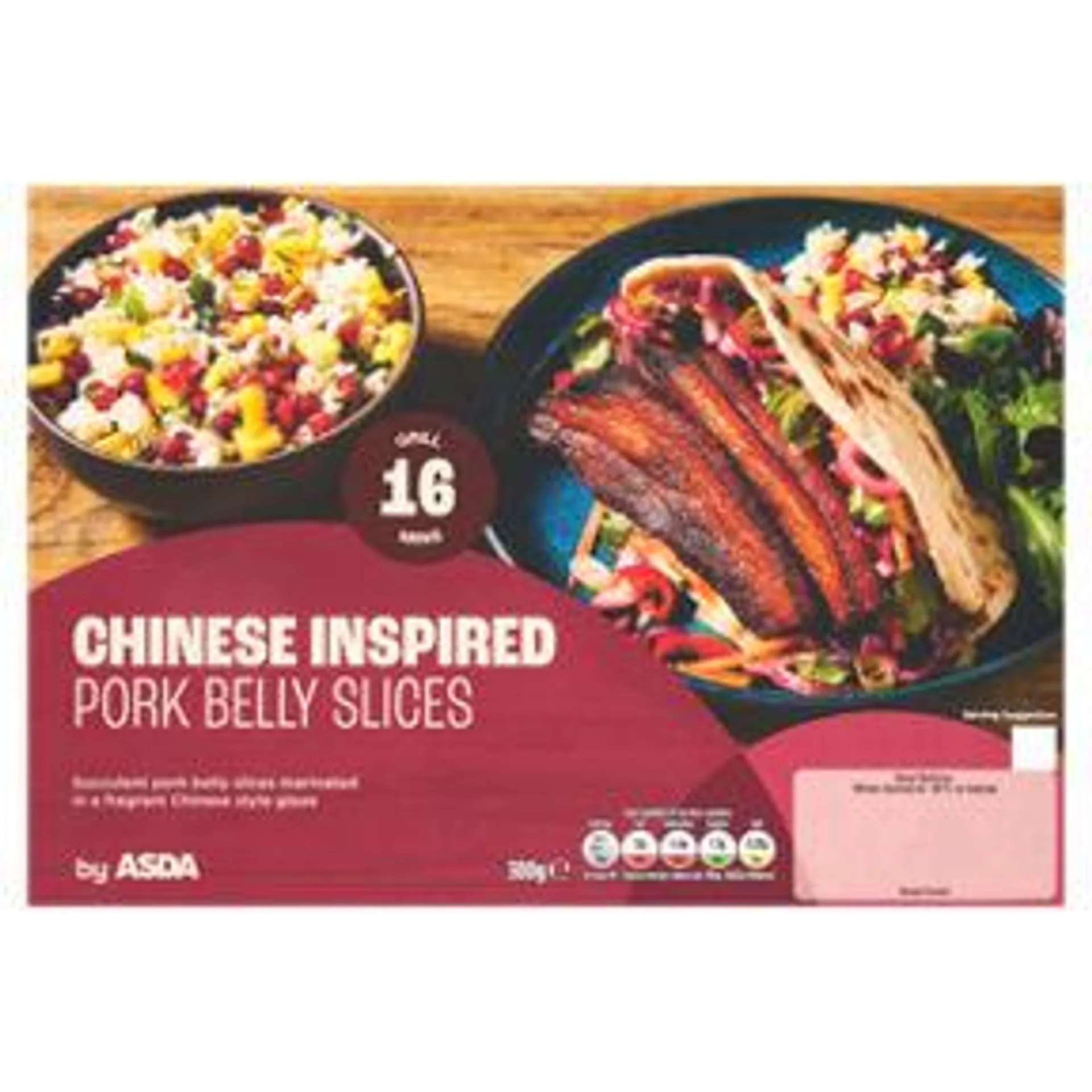 ASDA Chinese Inspired Pork Belly Slices 300g