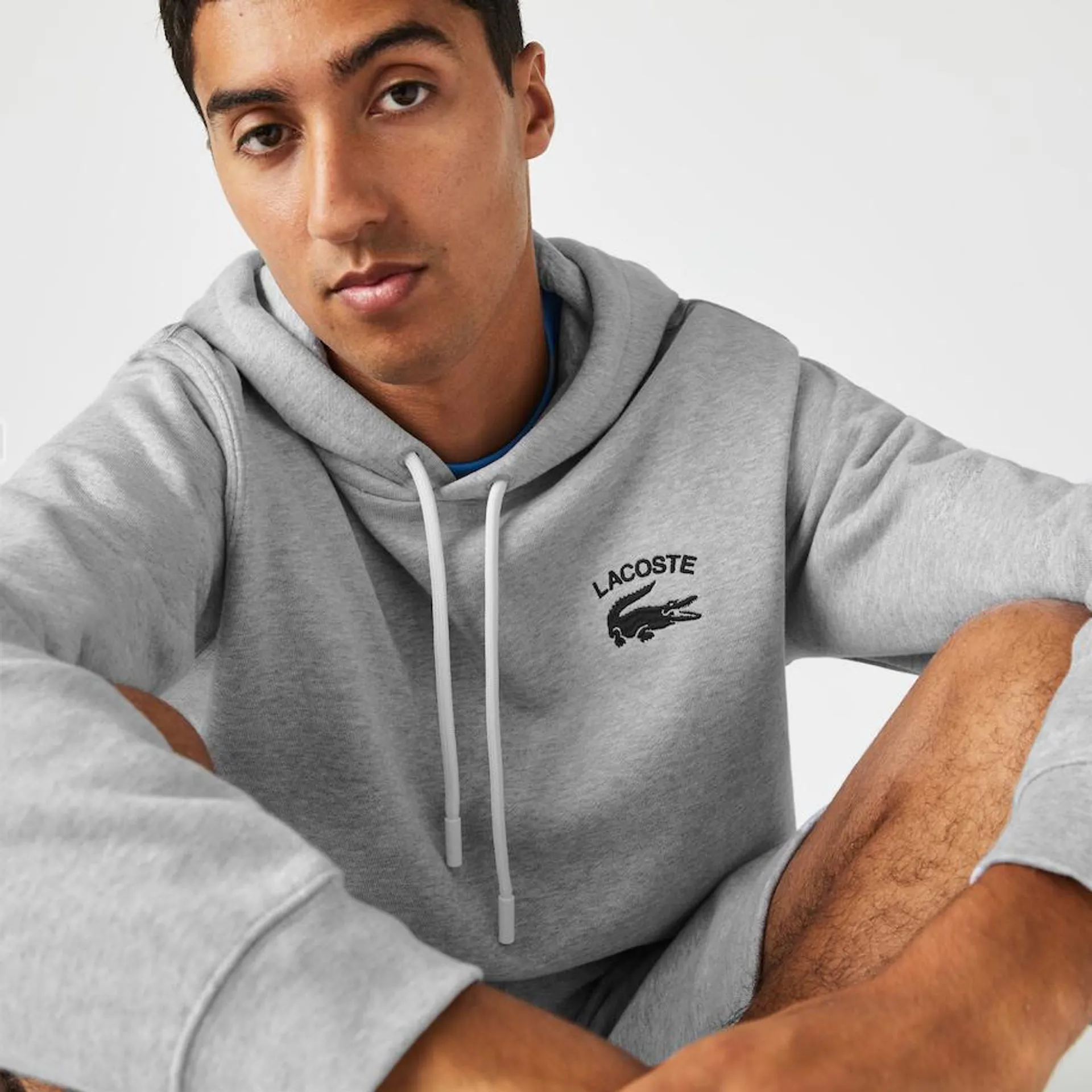 Men's Lacoste Classic Fit Solid Hooded Sweatshirt