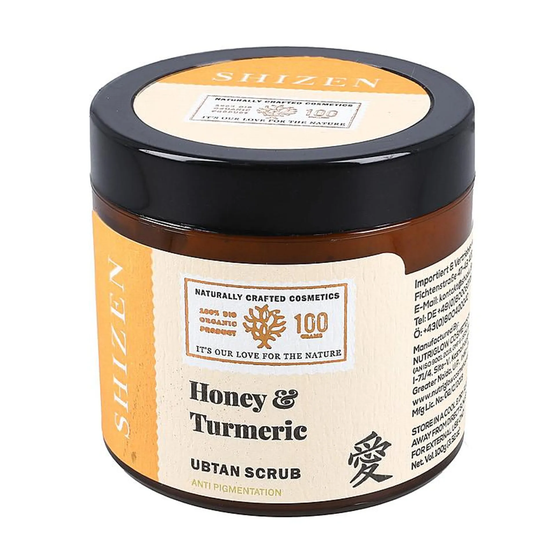 SHIZEN Honey Turmeric Ubtan Anti Pigmentation Face Scrub 100 Gms.