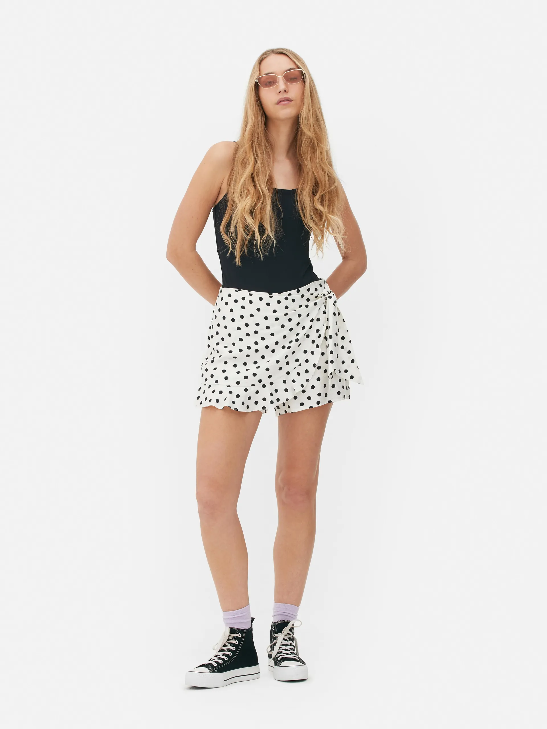 Polka Dot Skort