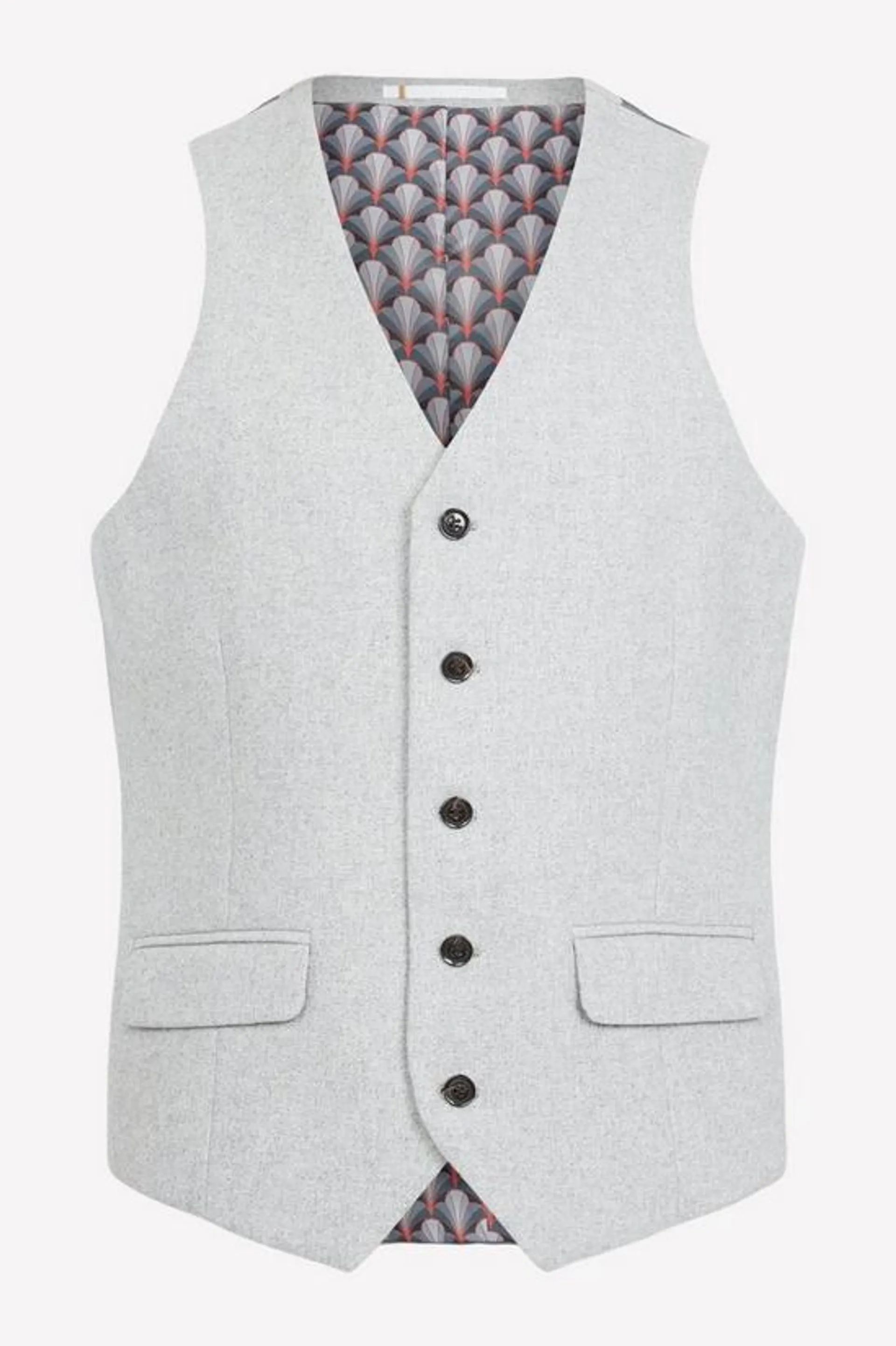 Grey Tweed Waistcoat