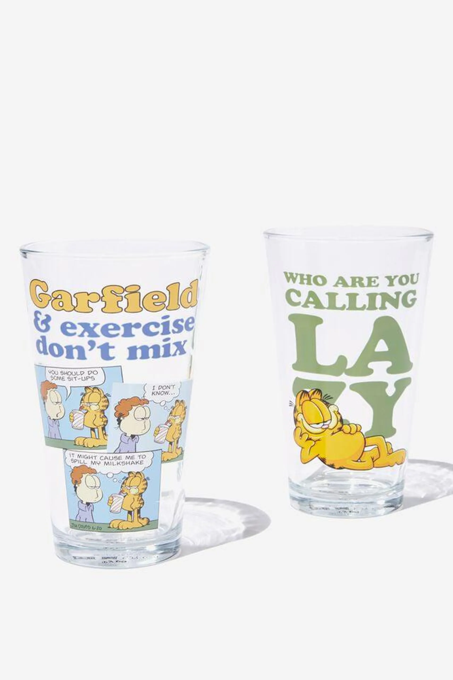 Garfield Glass Tumbler Set Of 2