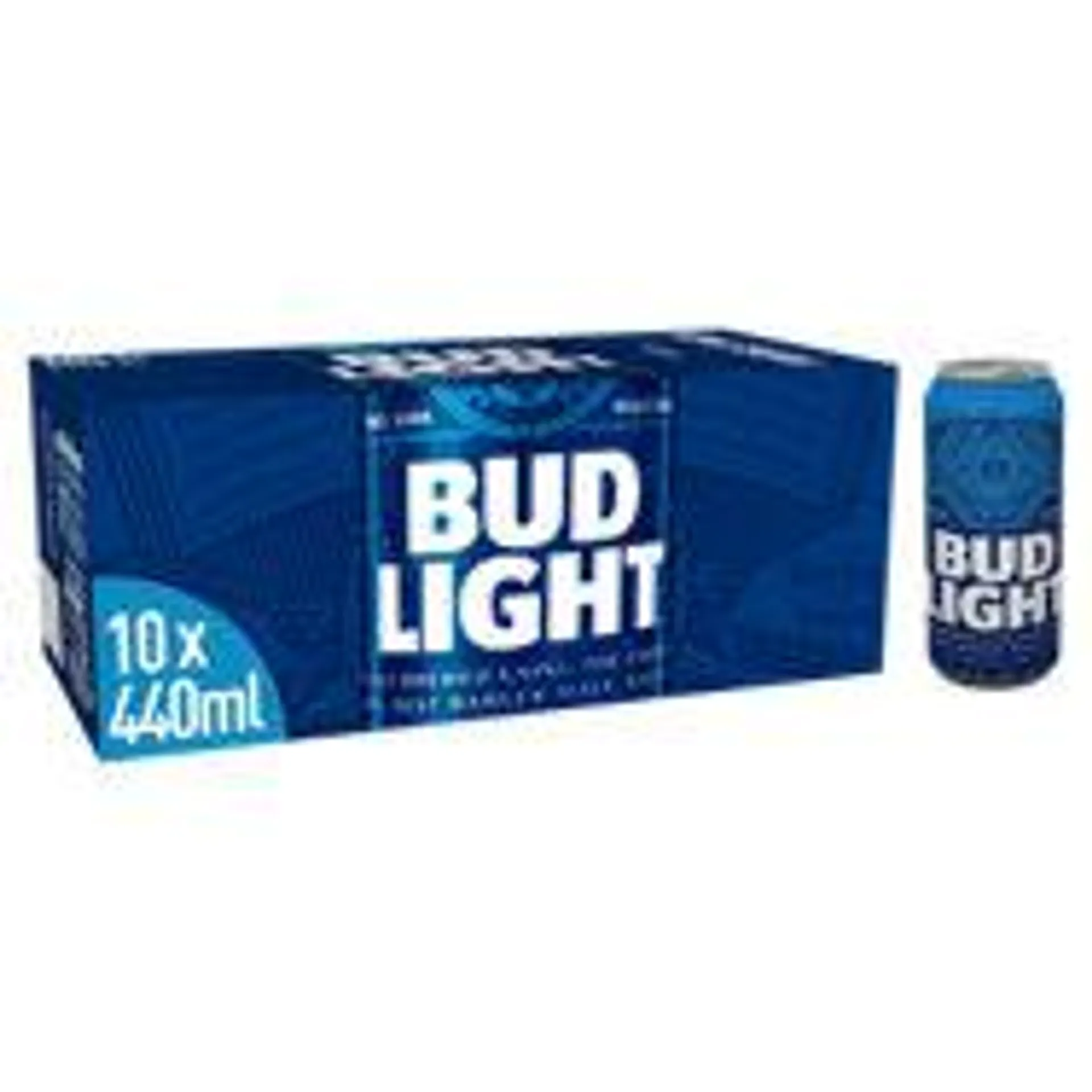 Bud Light Lager Beer Cans Fridge Pack
