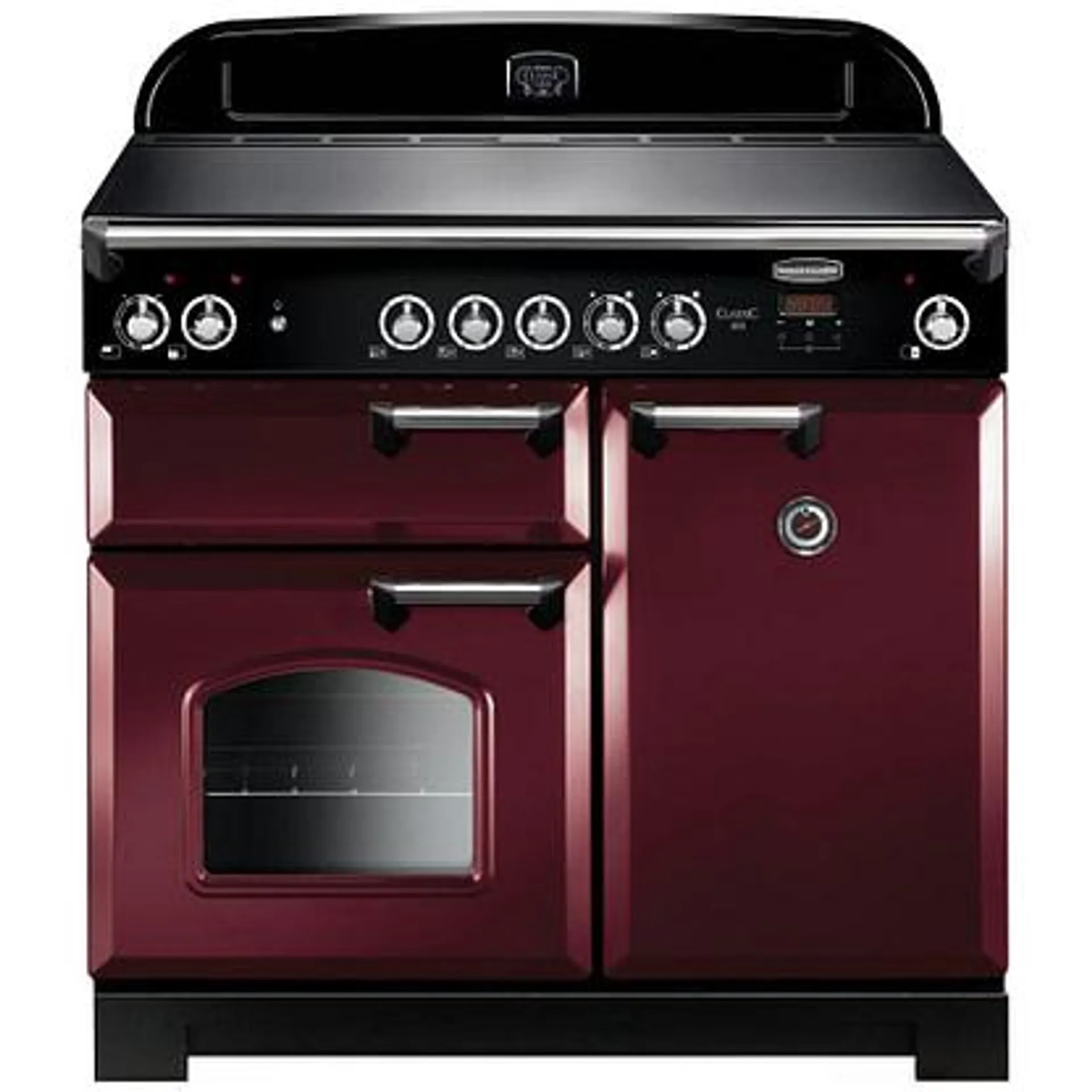 Rangemaster CLA100ECCY/C Classic 100cm Ceramic Range Cooker 117620 – CRANBERRY