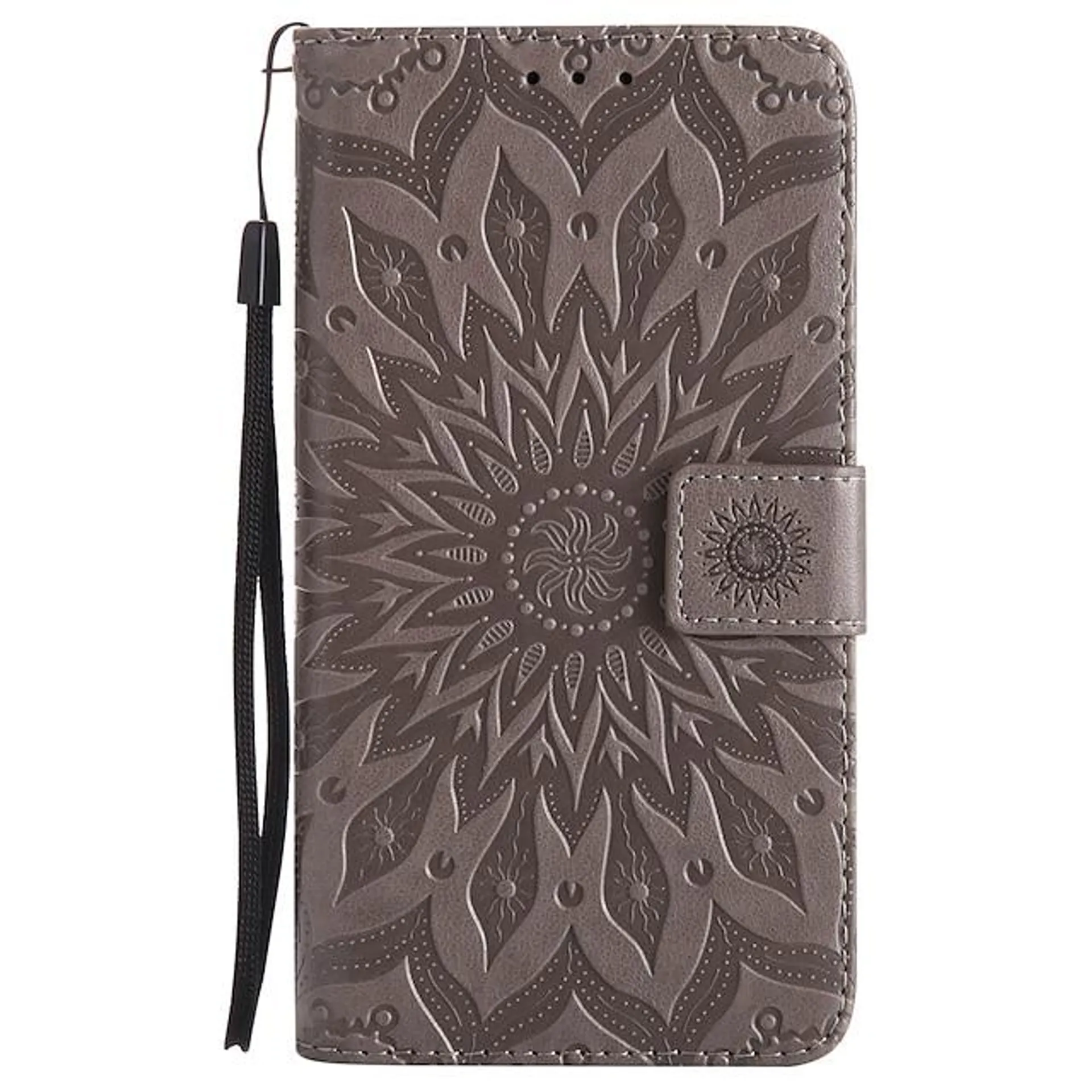 Phone Case For Samsung Galaxy Full Body Case J7 Prime J7 Perx J7 J7 (2016) J5 Prime J5 J5 (2016) J3 J3 (2016) J1 (2016) Wallet Card Holder with Stand Mandala Hard PU Leather