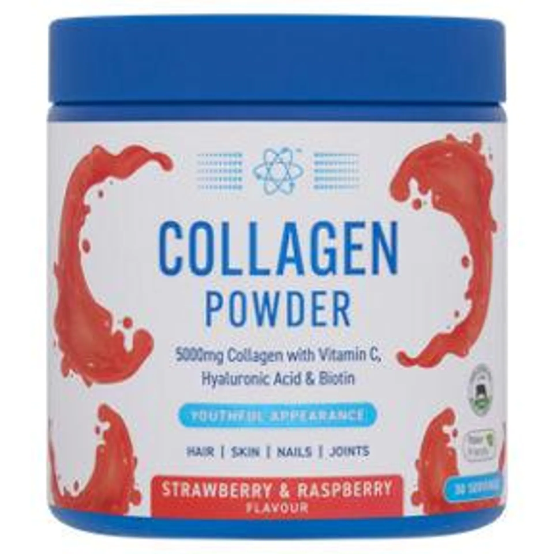 Applied Nutrition Collagen Powder Strawberry & Raspberry Flavour 165g