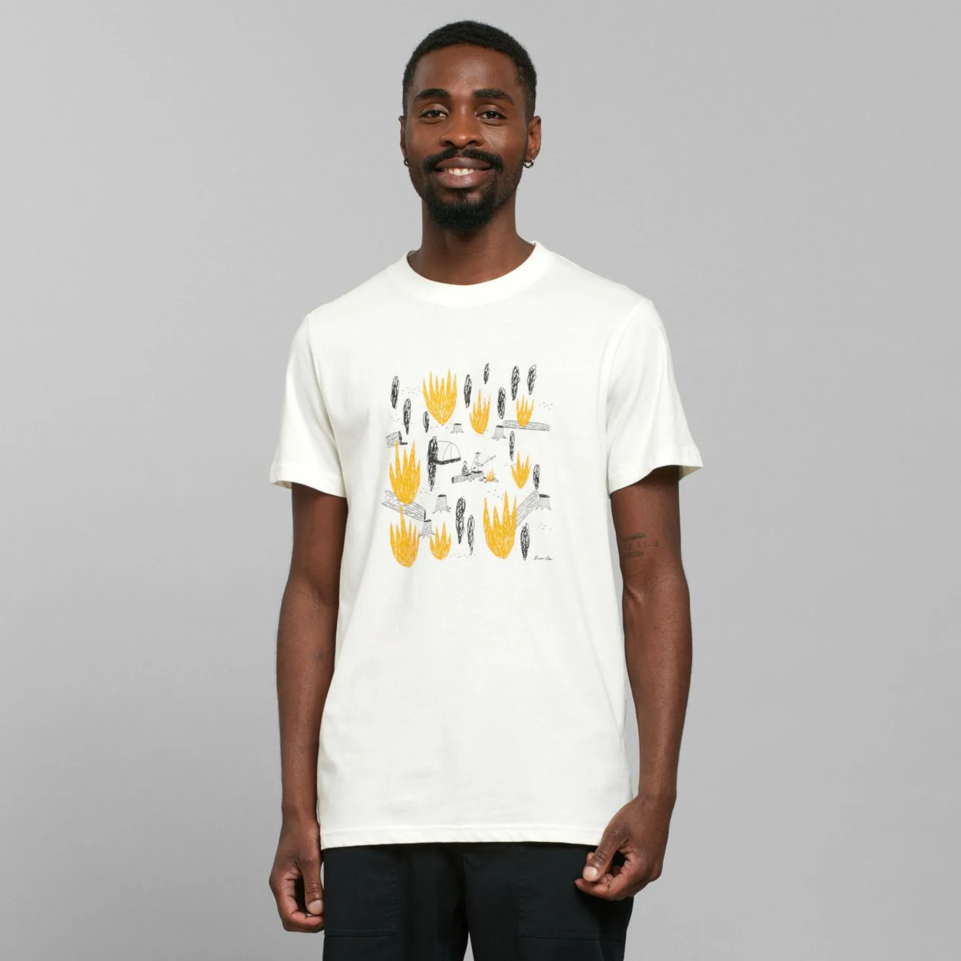T-shirt Stockholm Camp Fires Off-White