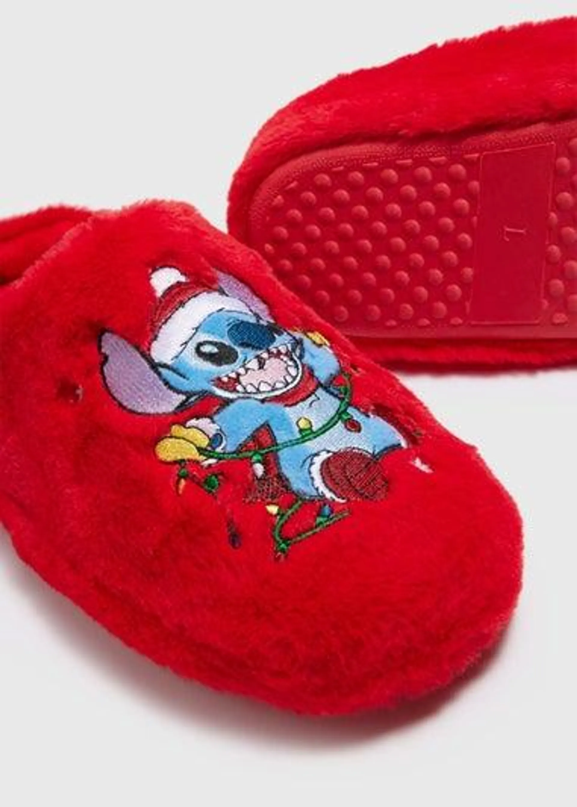 Red Stitch Christmas Slipper