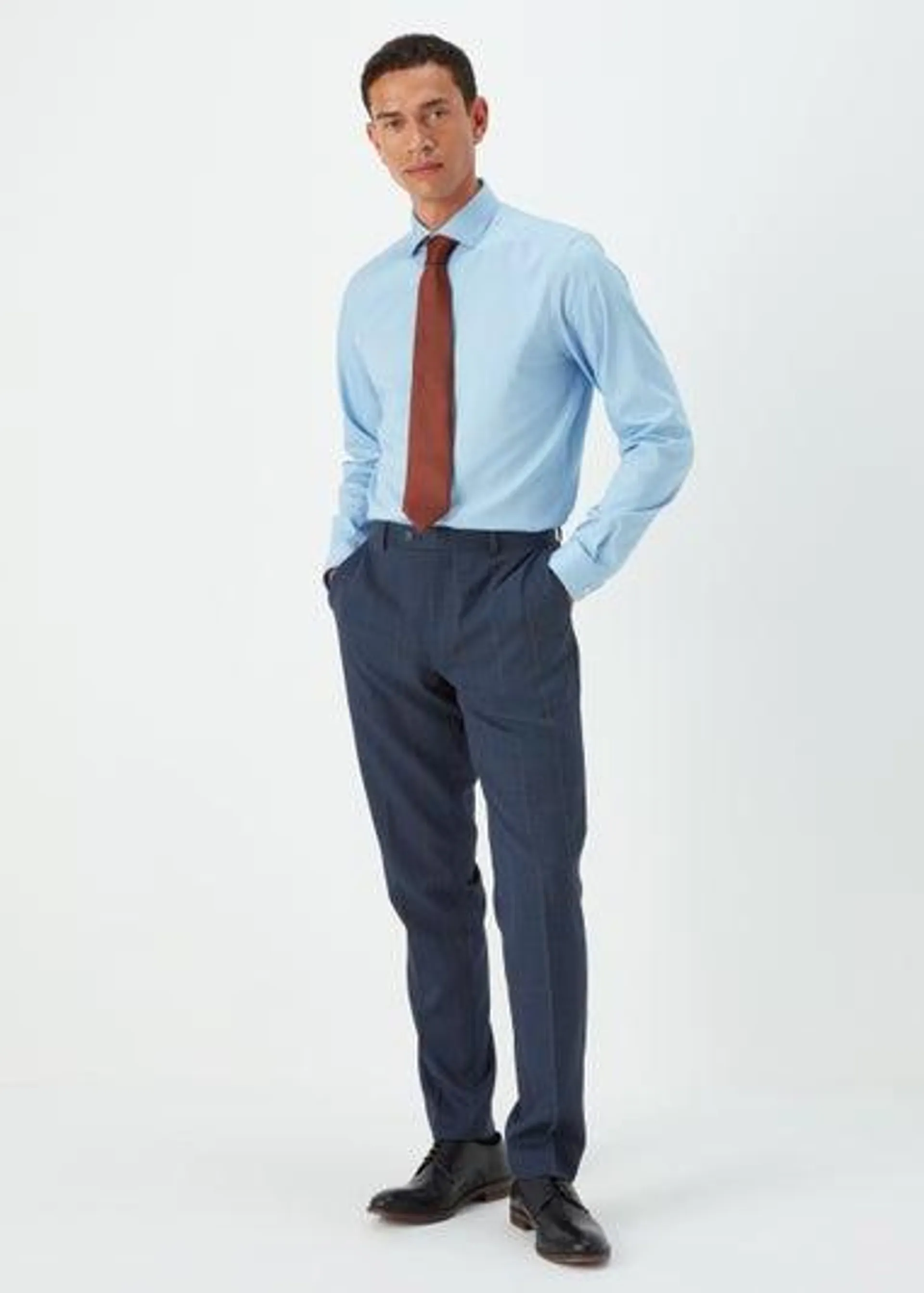 Taylor & Wright Westminister Navy Slim Fit Suit Trousers