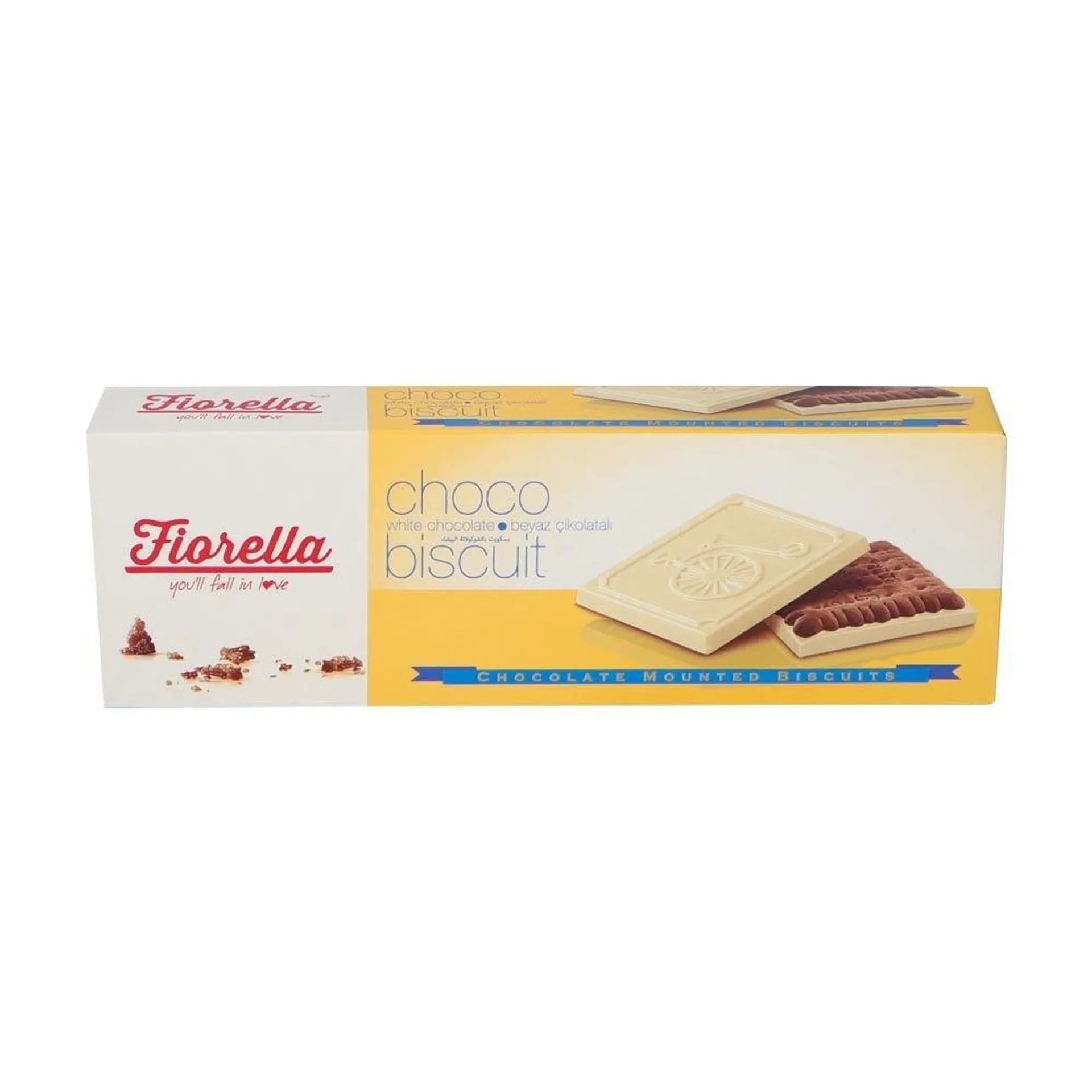 FIORELLA WHITE CHOCO BISCUITS 102G