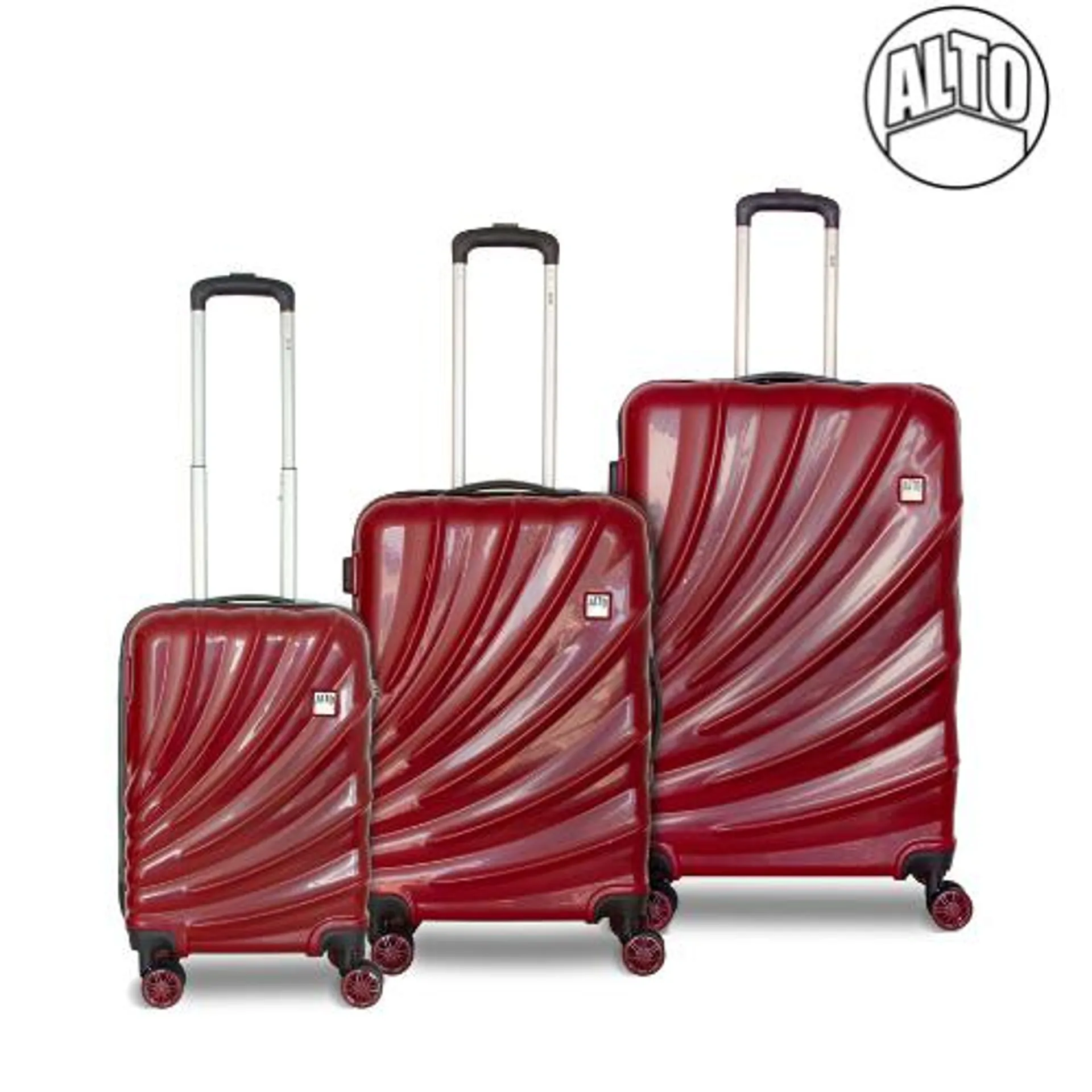 Alto Global ABS Suitcase - Red