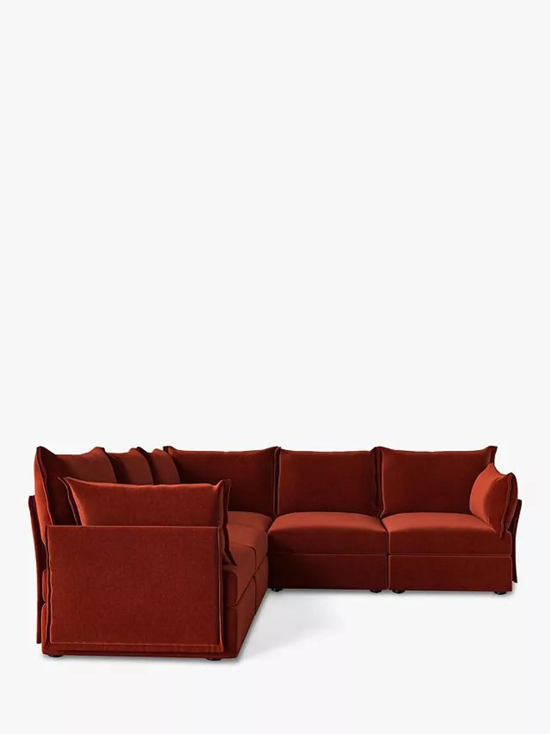 Swyft Model 06 5+ Seater Corner Sofa, Chenille Harissa