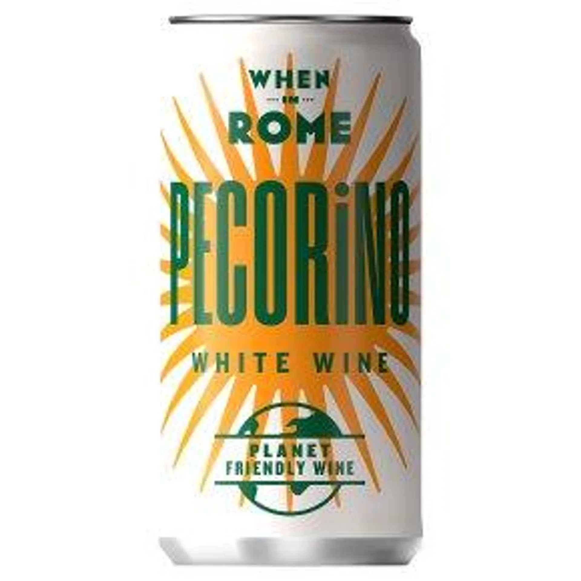 When in Rome Premium Italian White Wine Can Pecorino