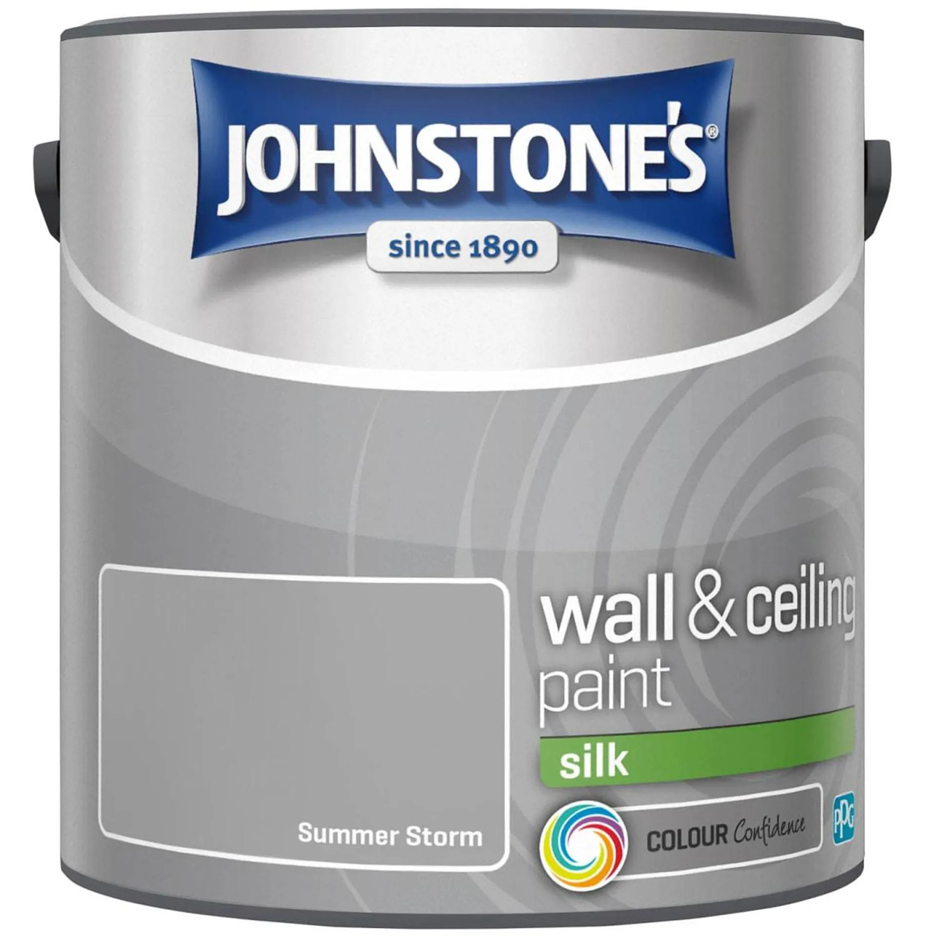 Johnstone's Paint Vinyl Silk Emulsion 2.5L - Summer Storm