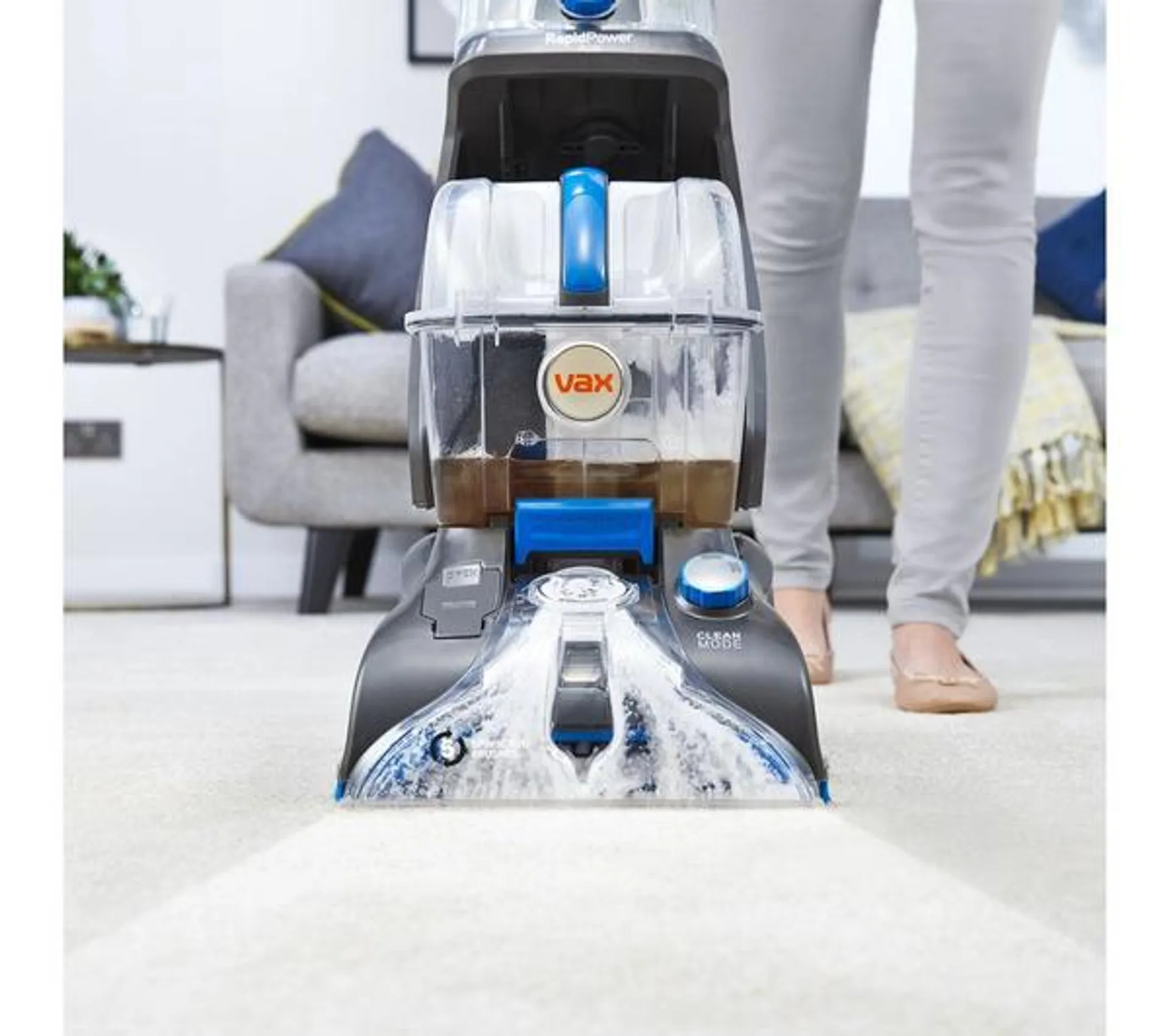 VAX Rapid Power Plus Upright Carpet Cleaner - Grey