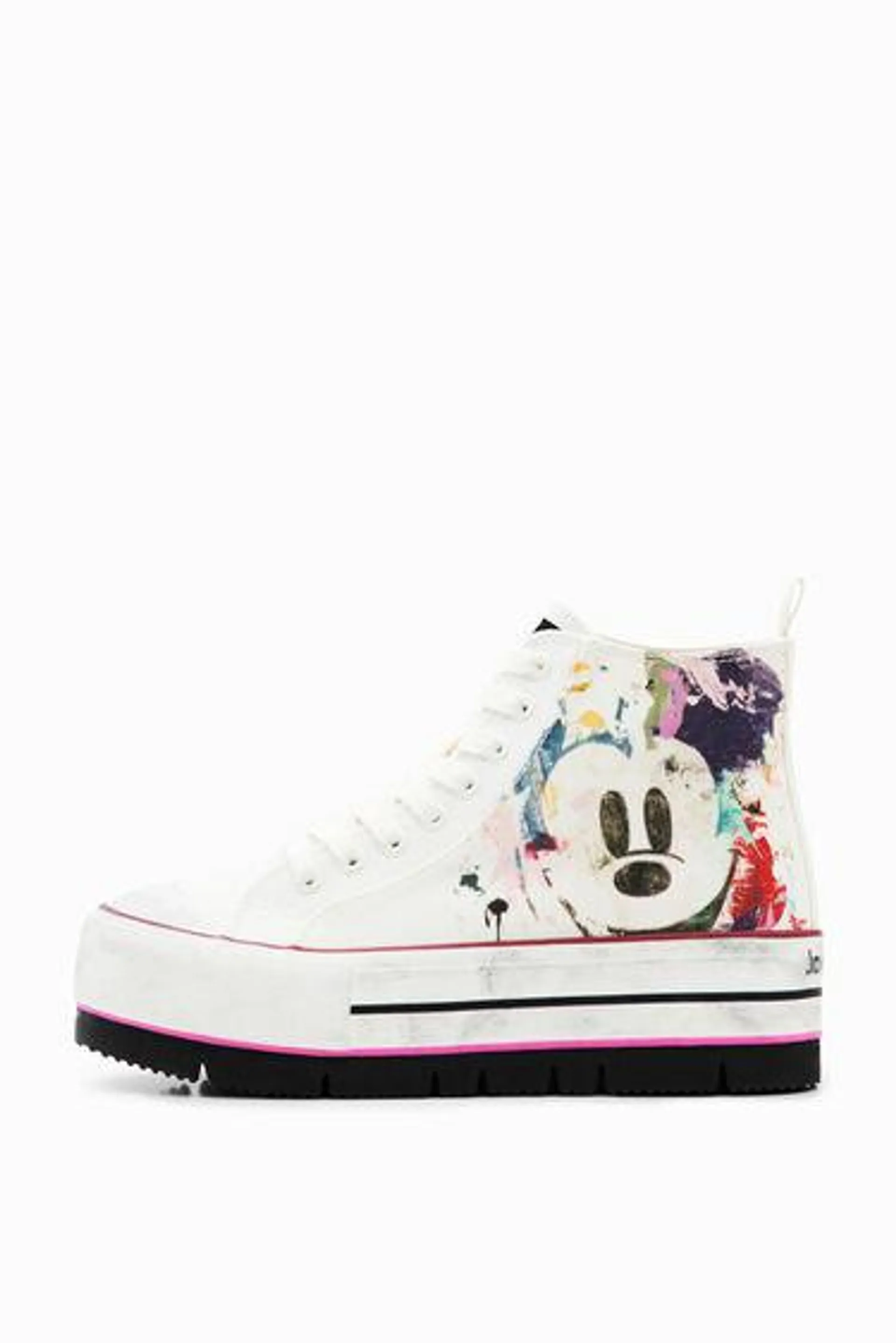 Disney's Mickey Mouse high-top platform sneakers