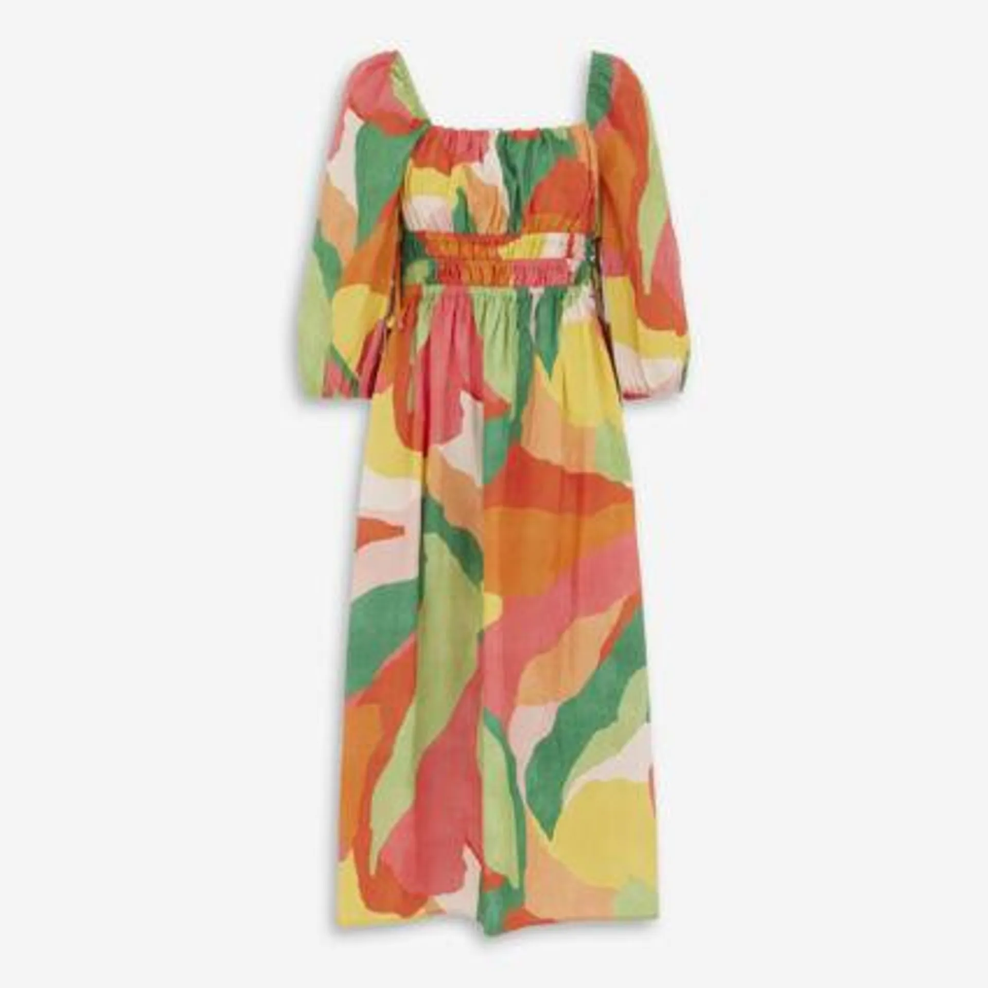 Multicoloured Abstract Dress