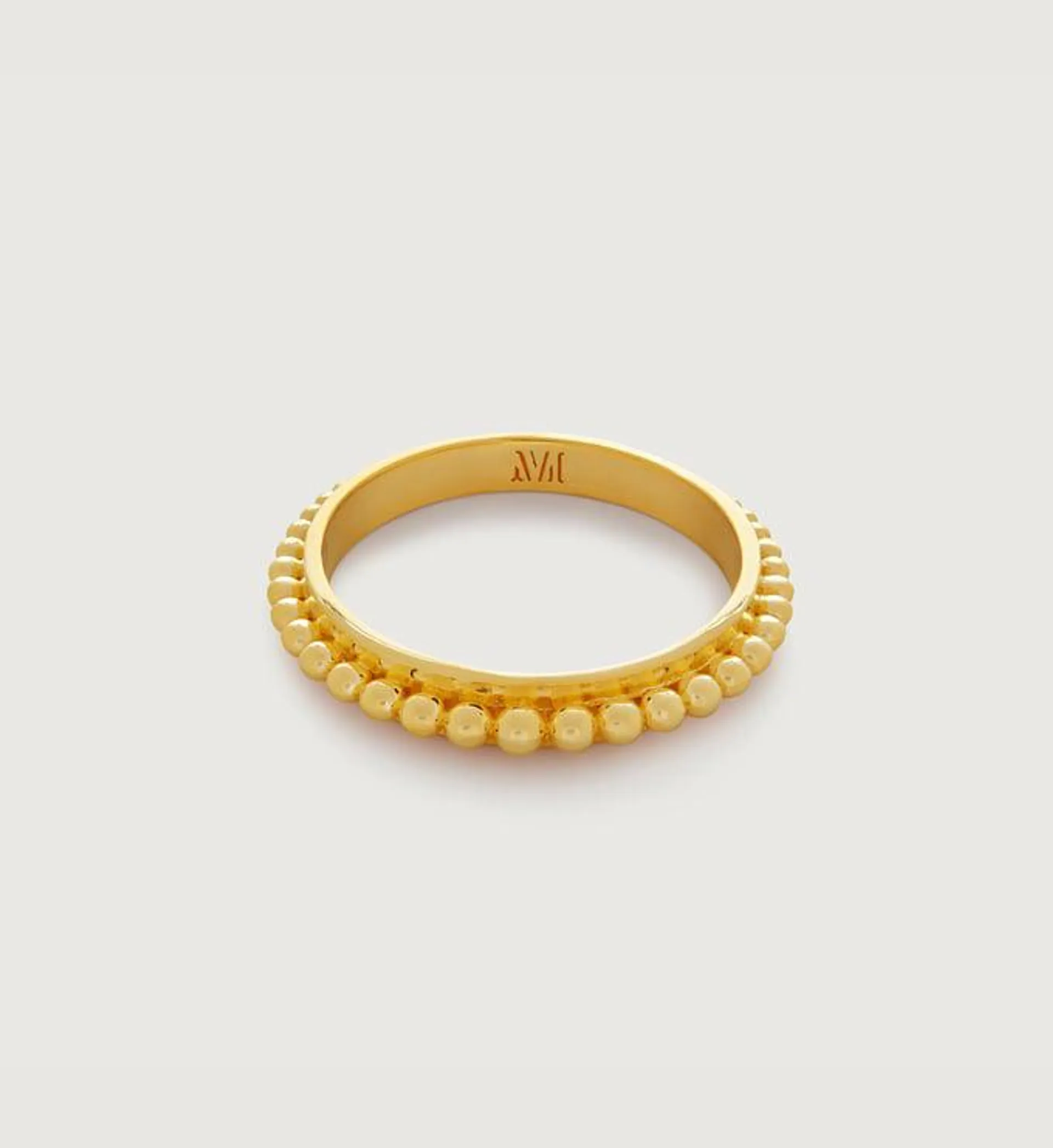 Deia Beaded Stacking Ring