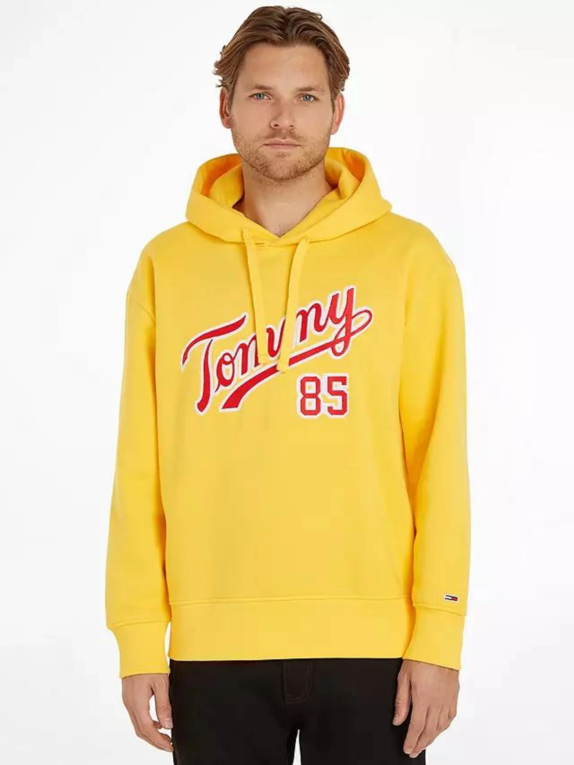 Tommy Jeans College Graphic Hoodie, Warm Yellow