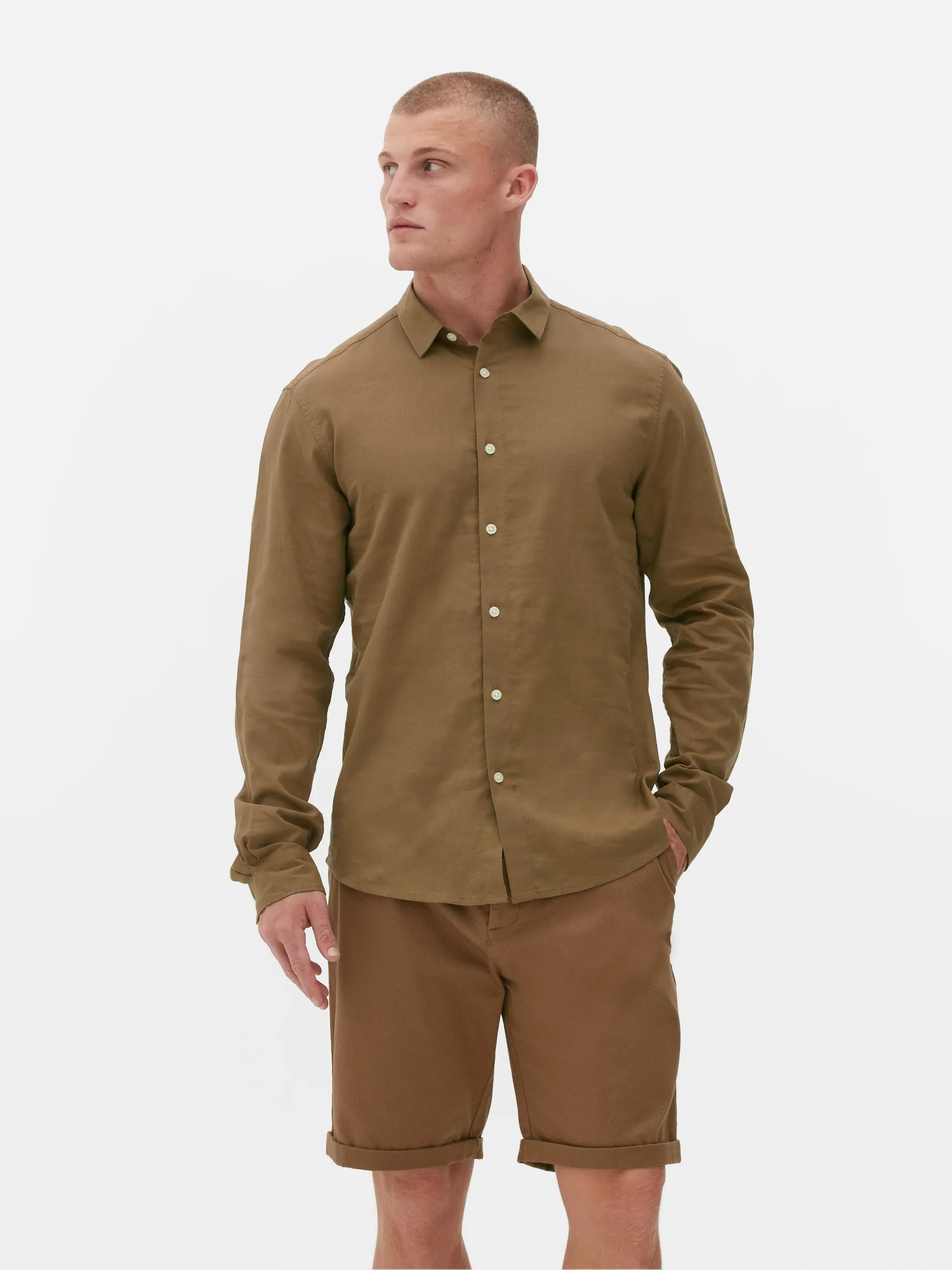 Essential Roll-Sleeve Shirt