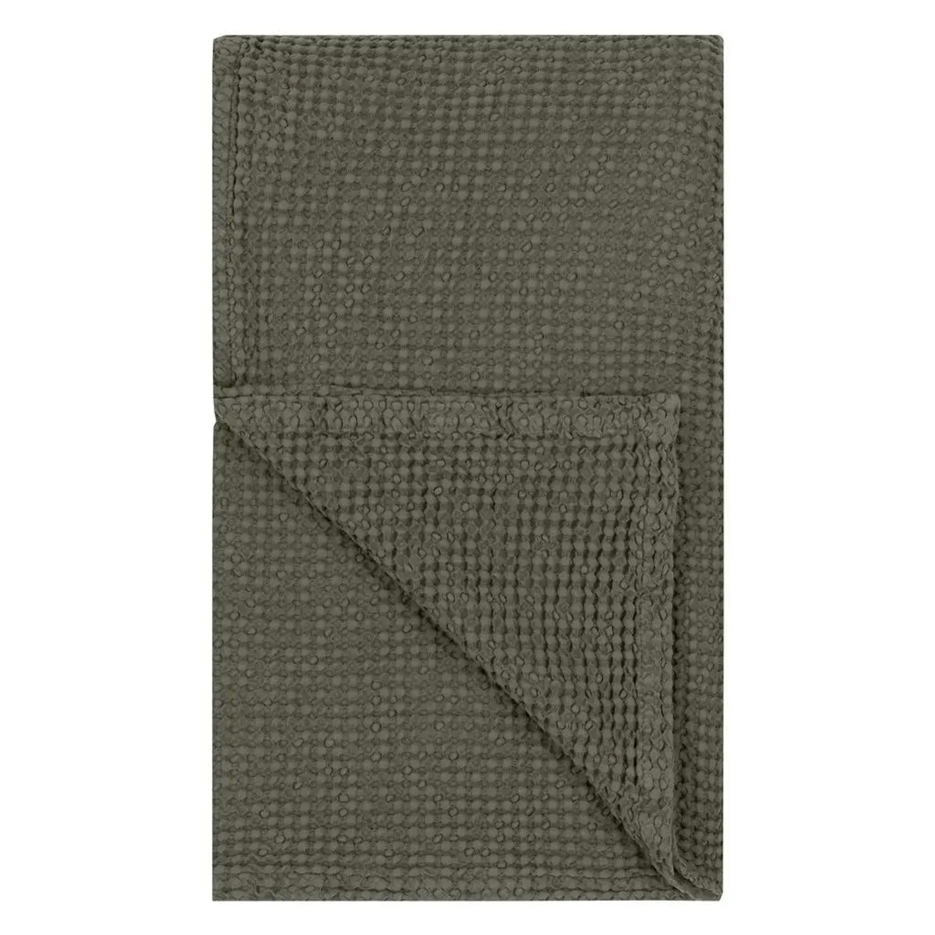 Alba Espresso Cotton Throw