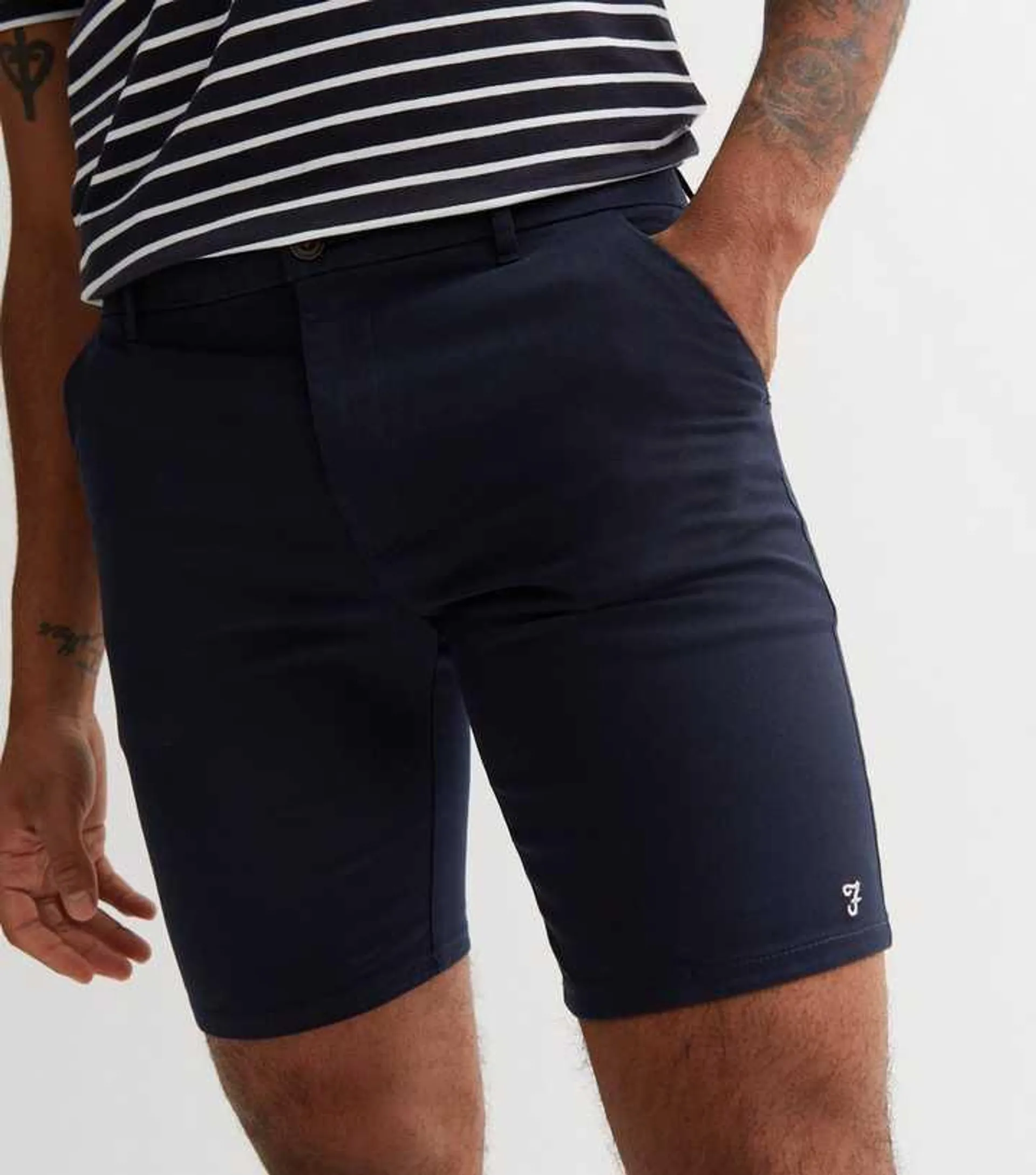 Farah Navy Shorts