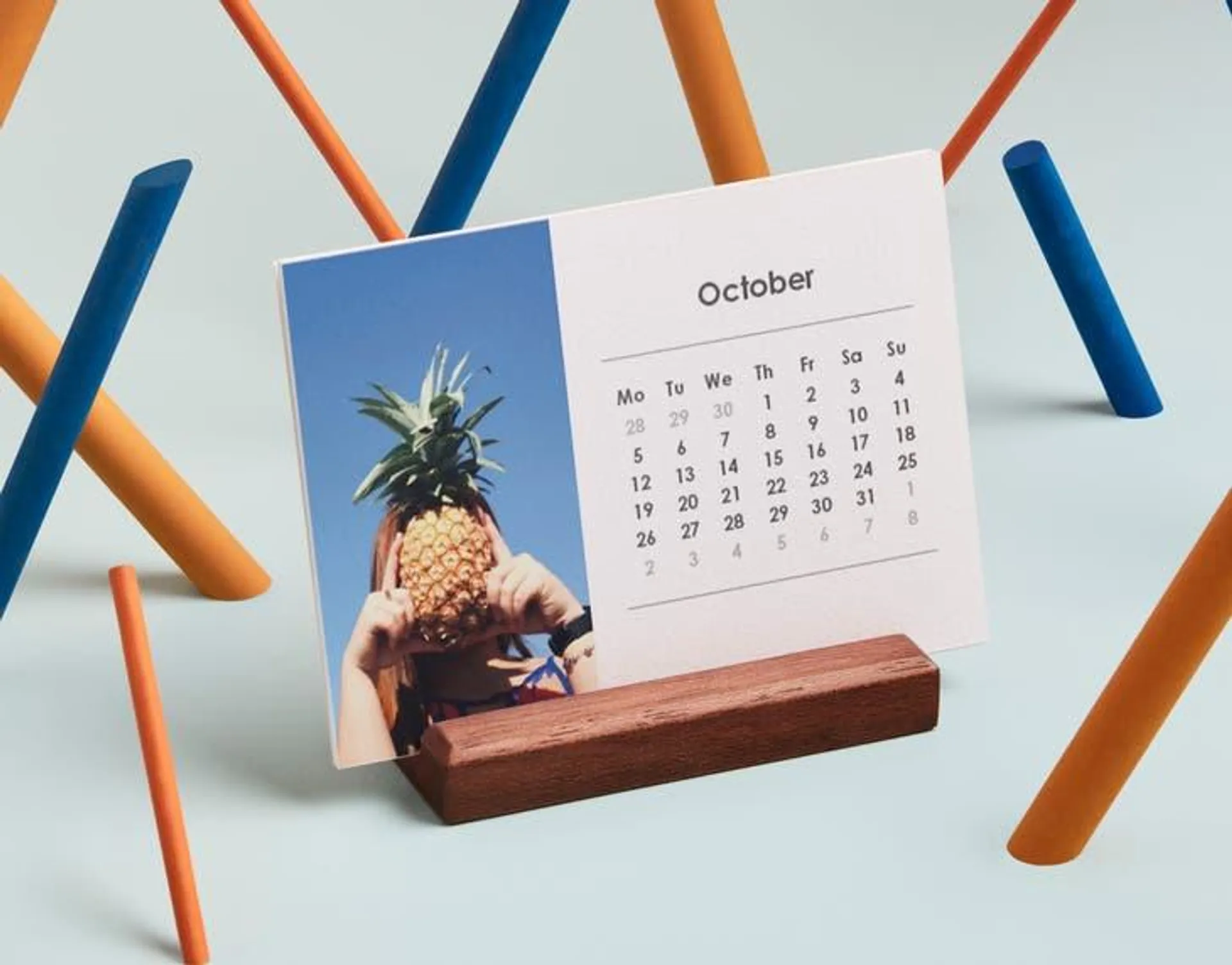 Easel Desk Calendar - Landscape