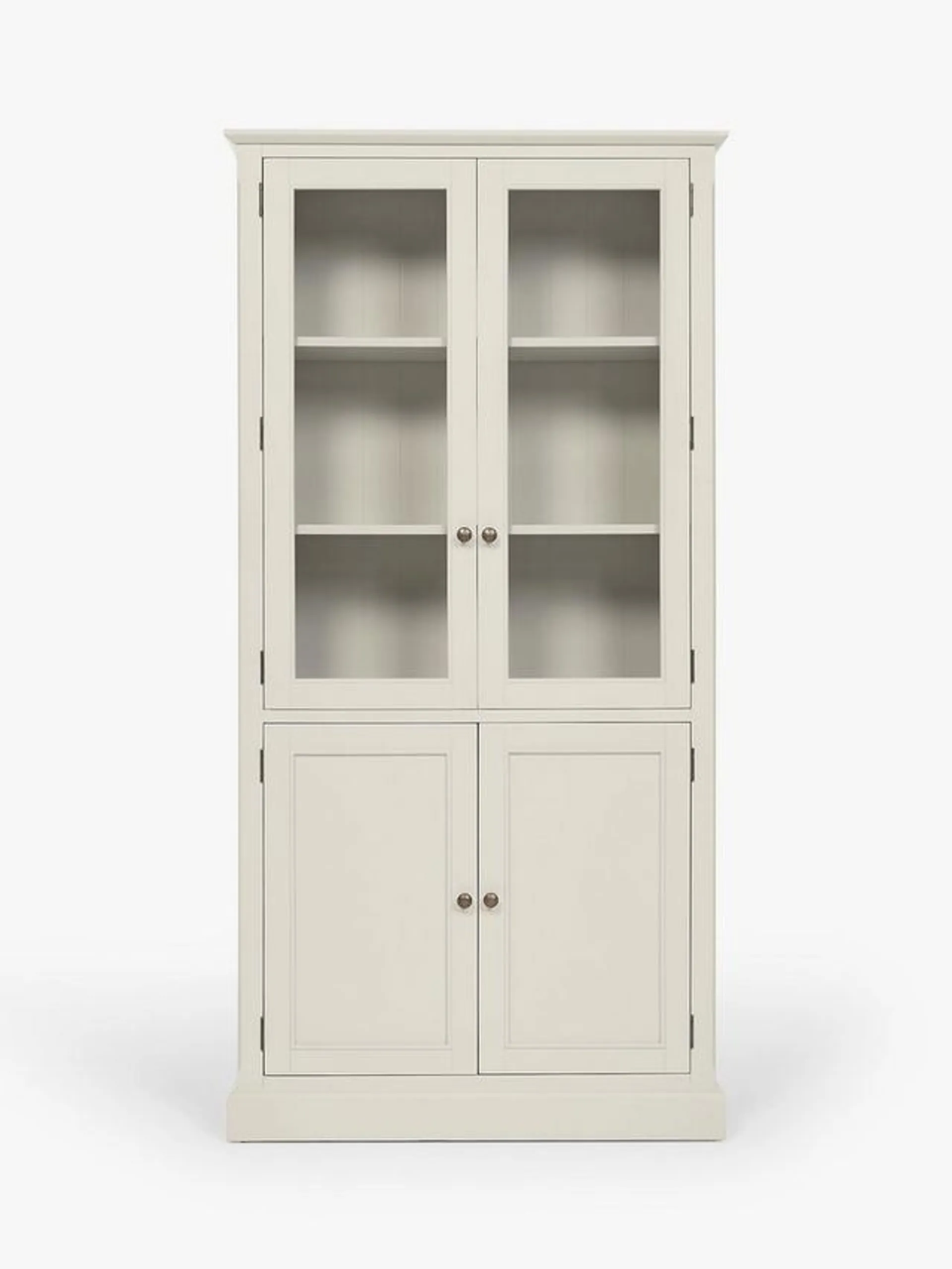 Foxmoor Display Cabinet, FSC-Certified, Oak & Cream