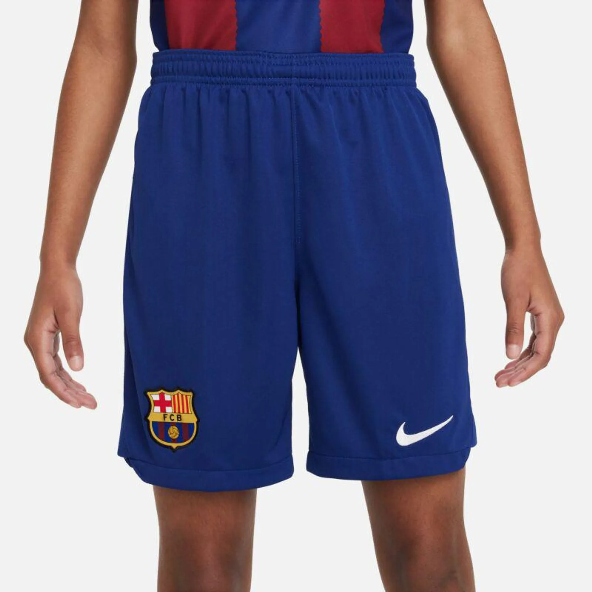 Nike Barcelona Home KIDS Shorts 2023-2024