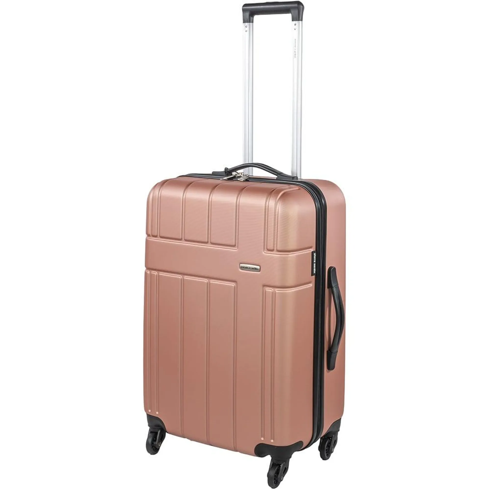 Pierre Cardin Medium Cream Lightweight Trolley Suitcase