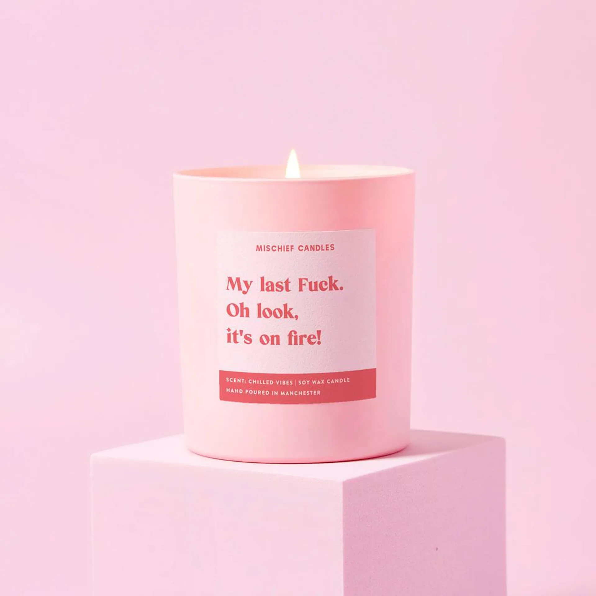 Funny My Last Fuck Friendship Gift Candle