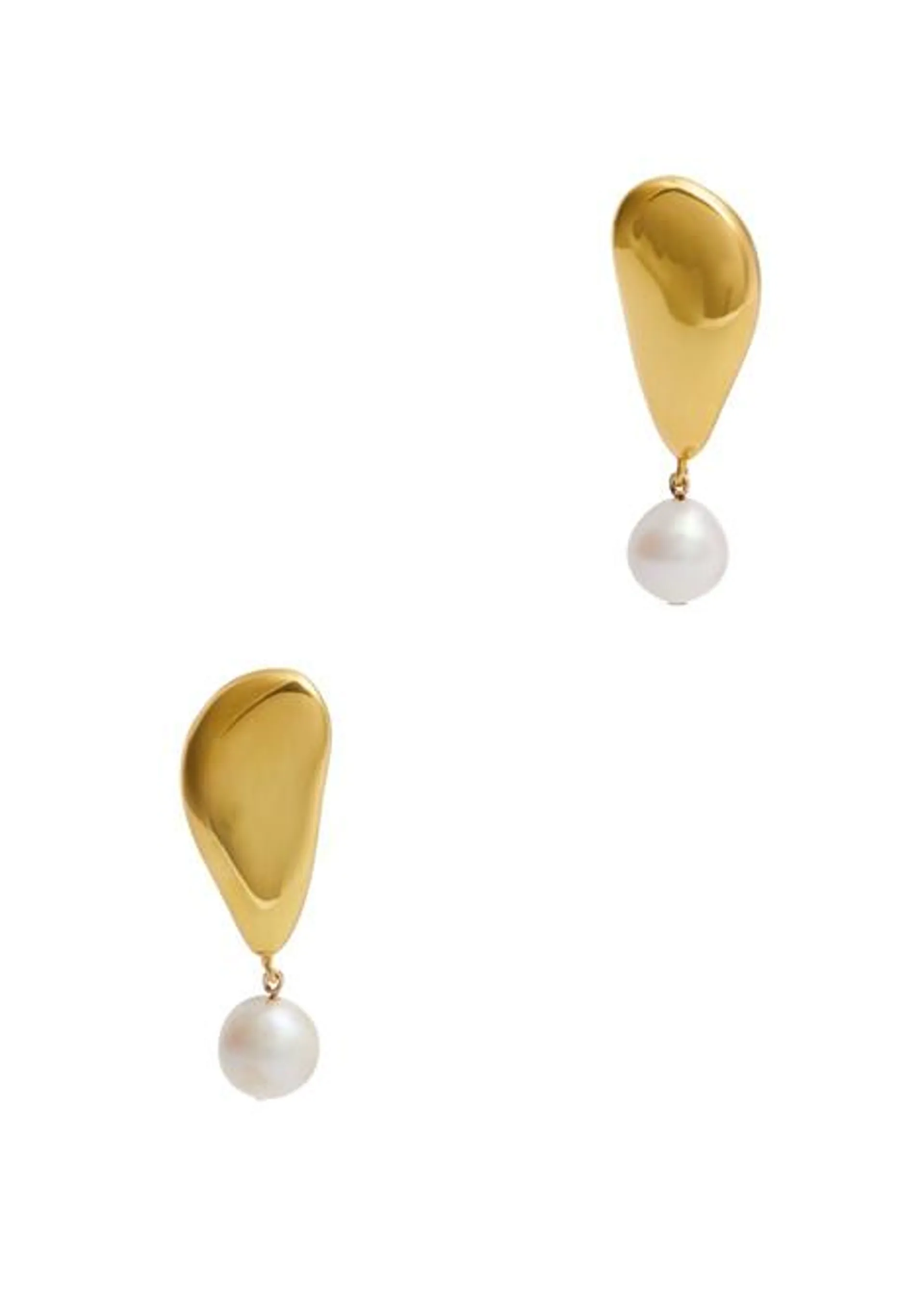 Sherri gold vermeil drop earrings