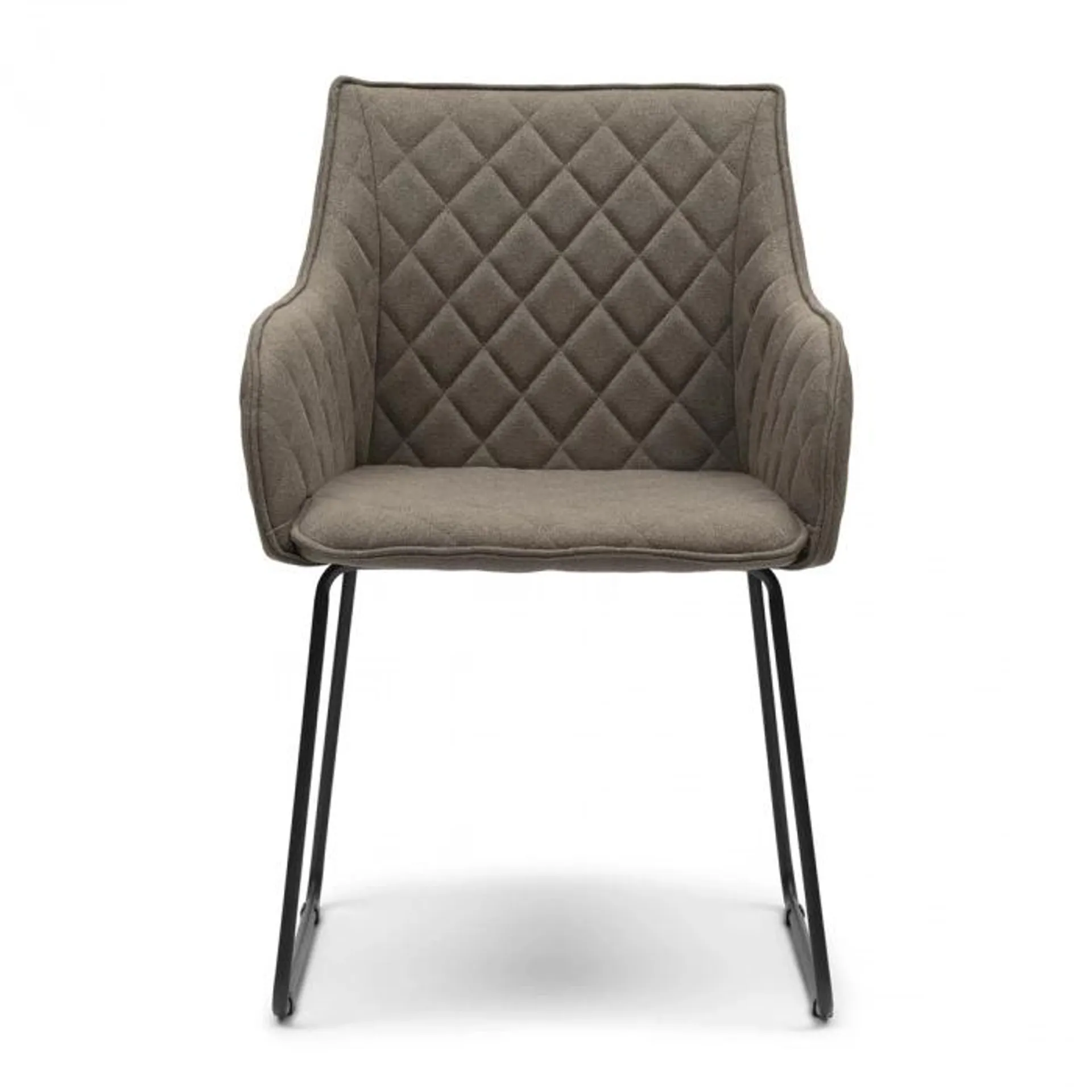 Dining Chair Frisco Drive, Dark Taupe, Belgium Weave