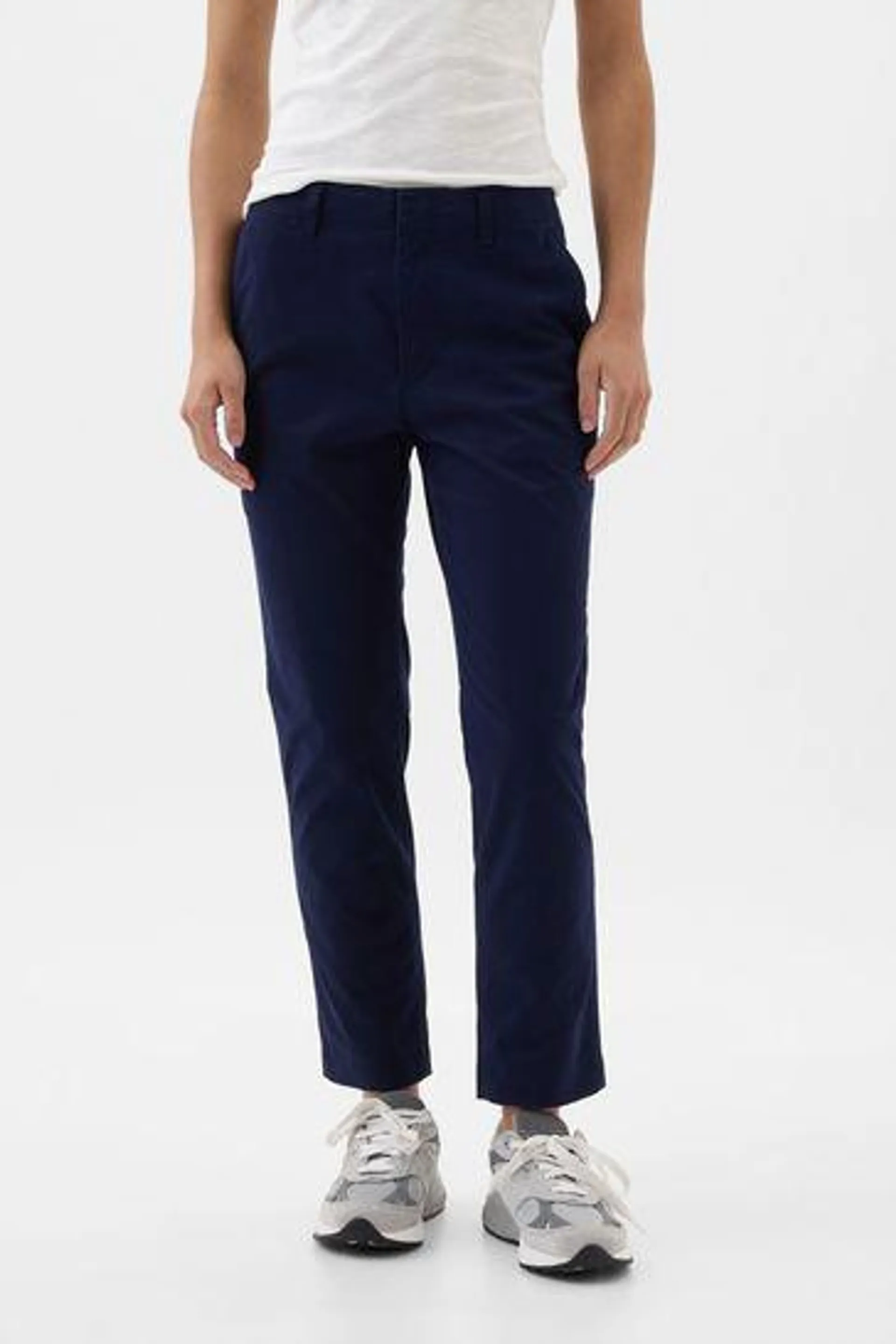 High-Rise Downtown Chinos Trousers