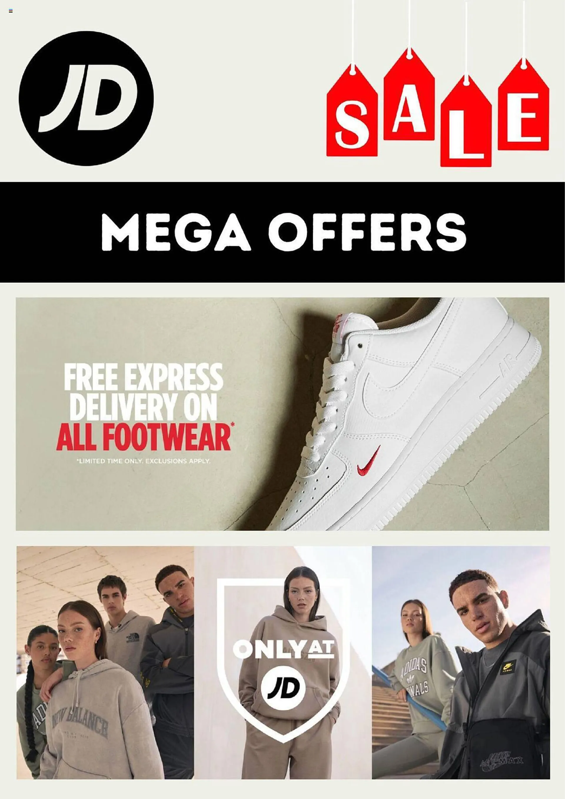 JD Sports leaflet from 18 March to 19 April 2024 - Catalogue Page 1