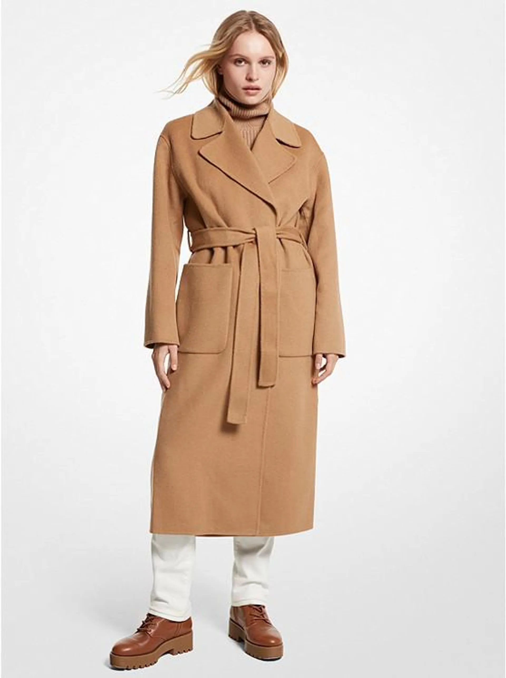 Double Face Wool Blend Coat