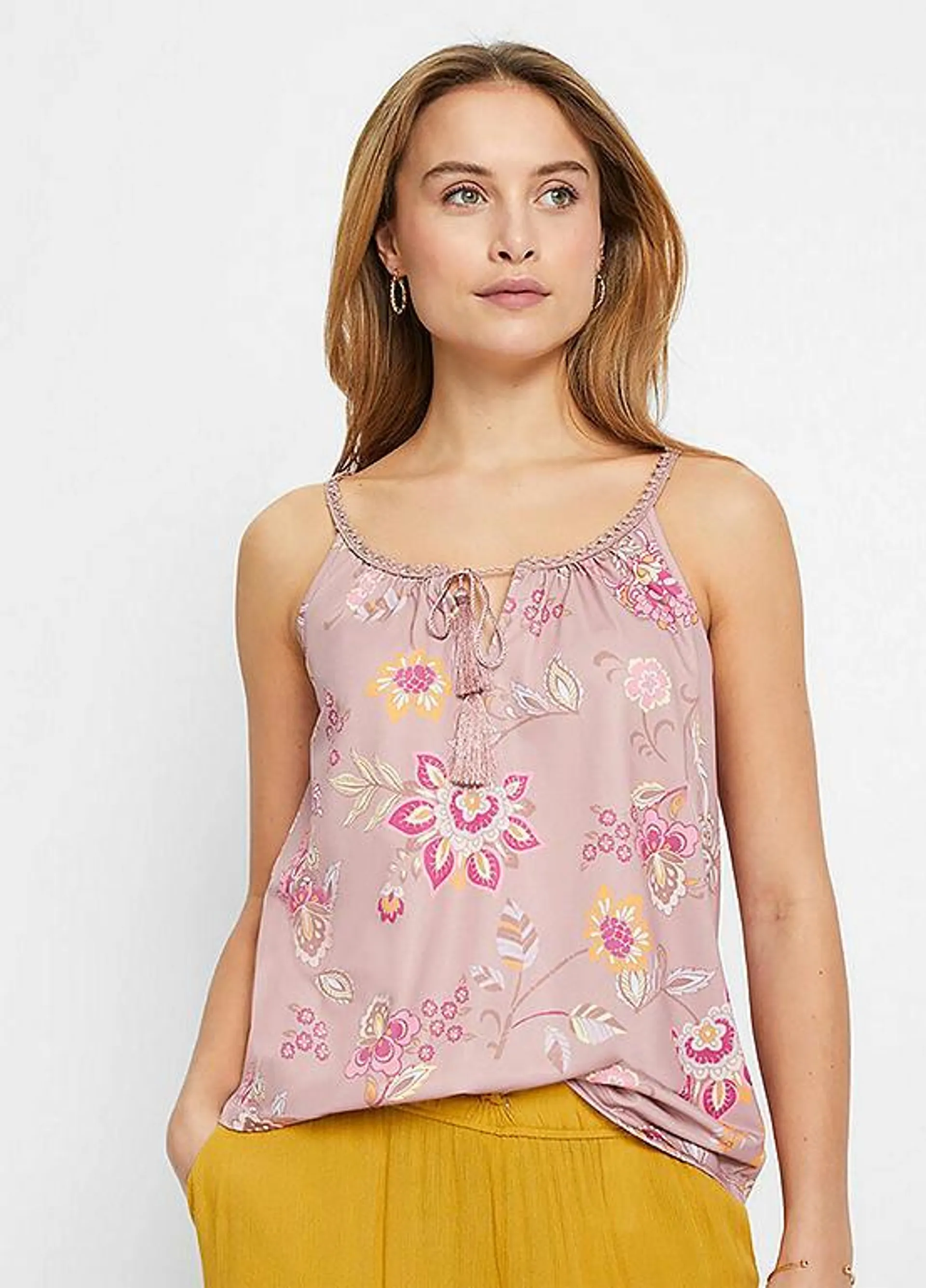 bonprix Floral Print Cami