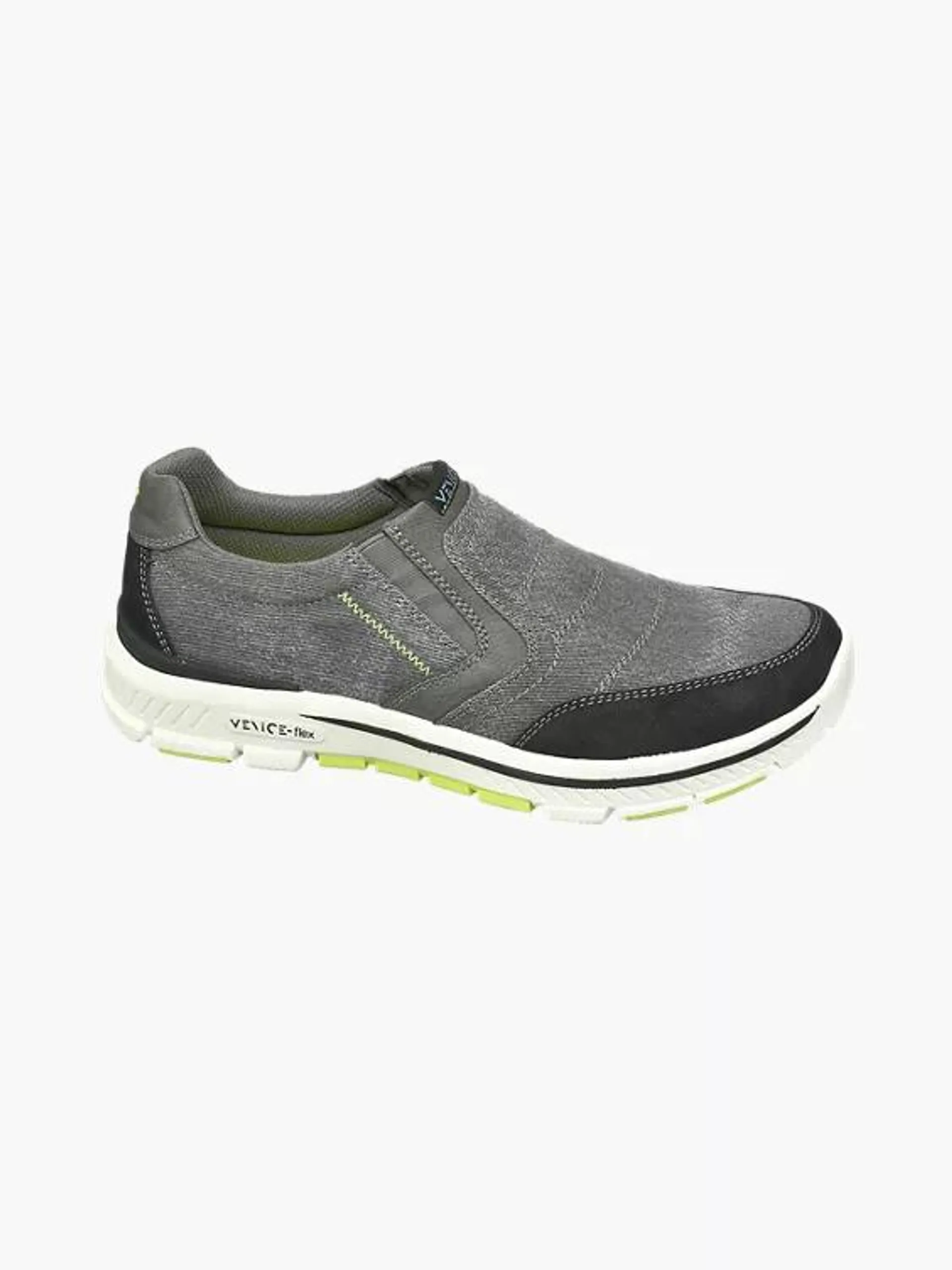 Mens Venice Grey Casual Slip-on Shoes