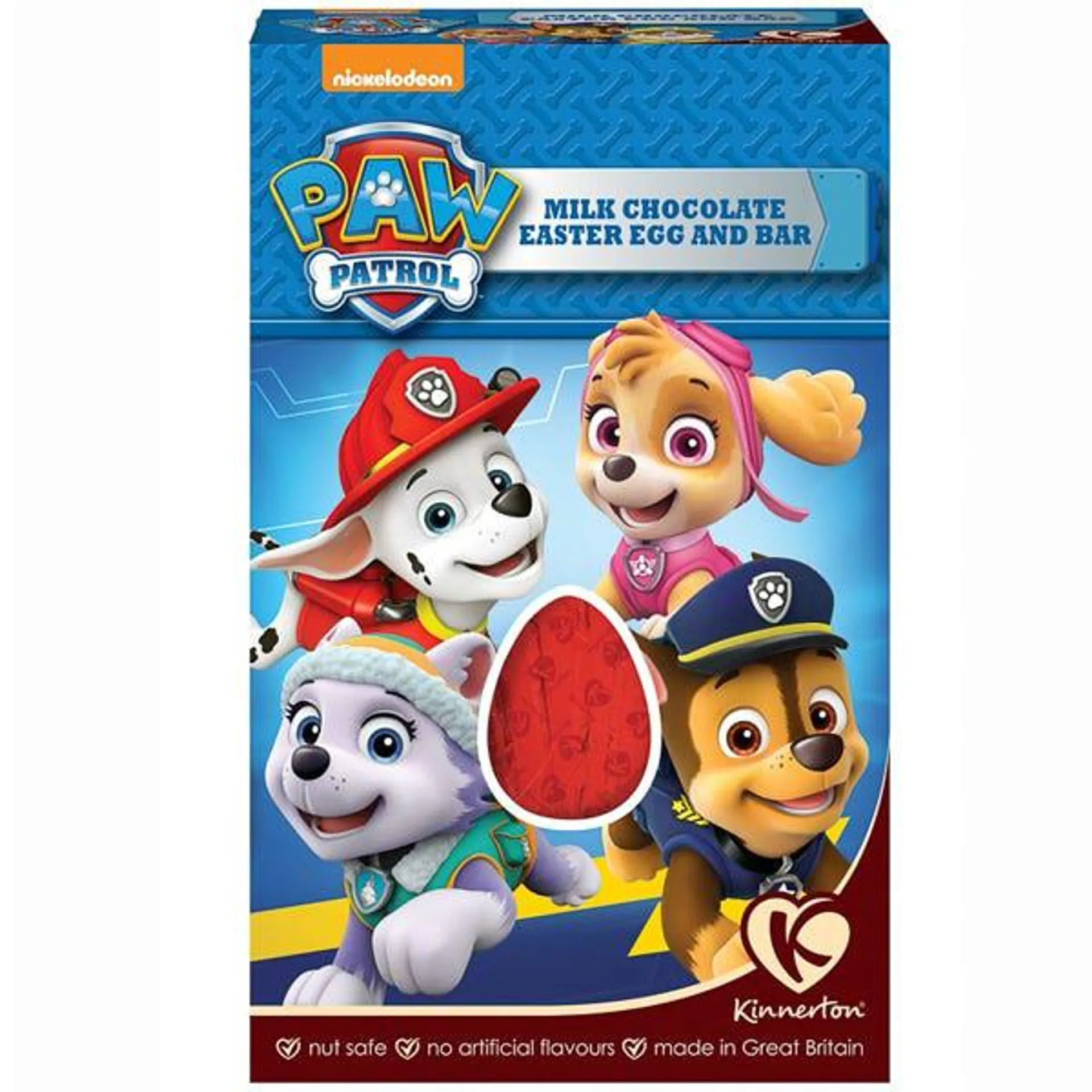 Kinnerton Paw Patrol Milk Chocolate Easter Egg and Bar