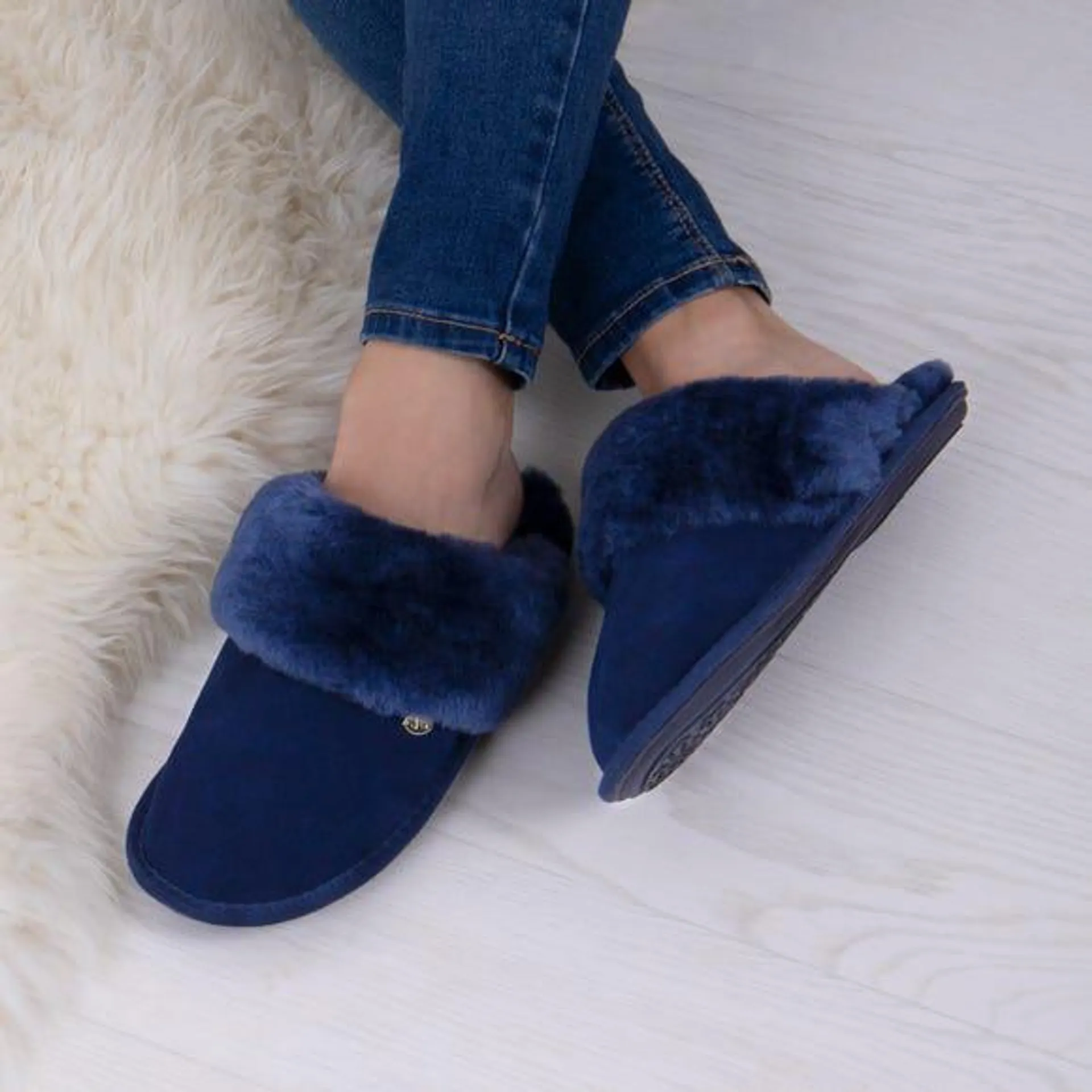 Just Sheepskin Duchess Sheepskin Ladies Slippers