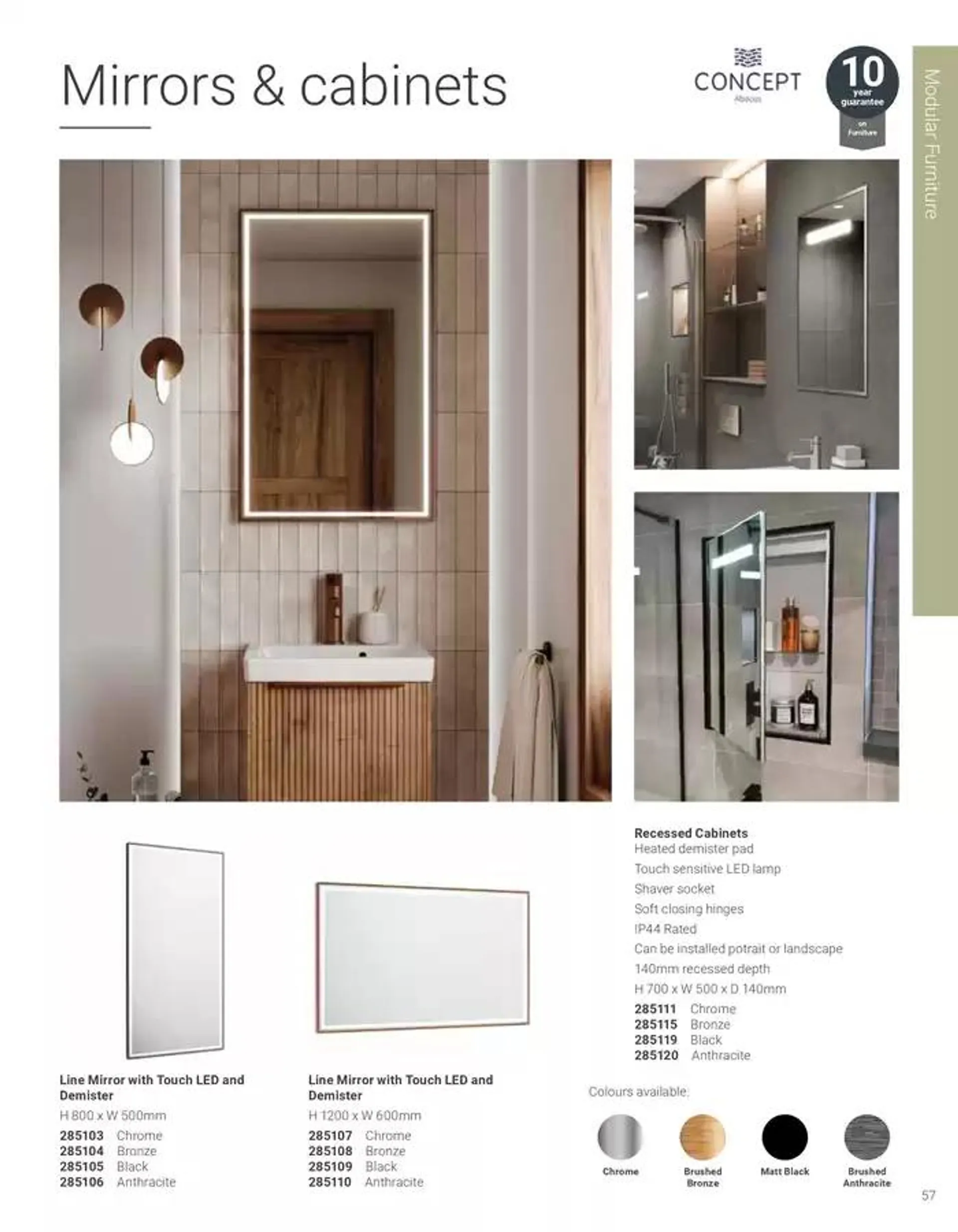 Wickes Bespoke Bathrooms brochure from 5 November to 31 December 2024 - Catalogue Page 57