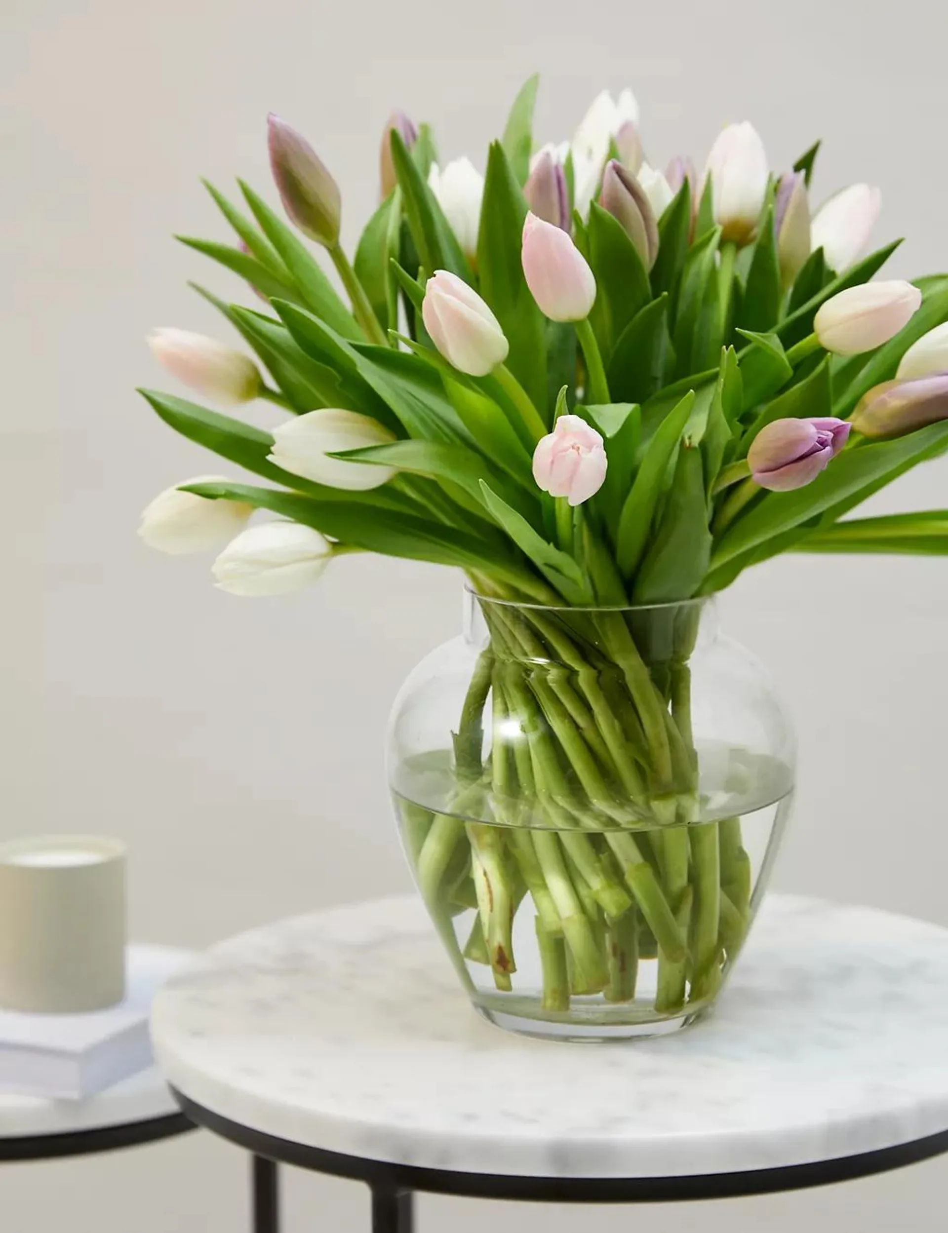 Pastel Tulip Abundance Bouquet